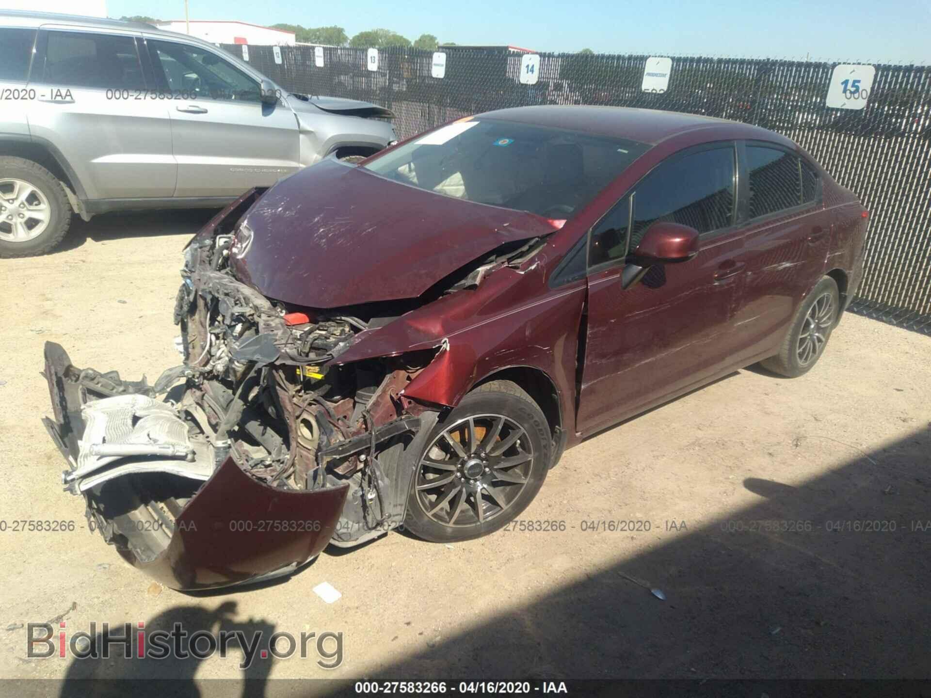 2013 HONDA CIVIC - VIN: 2HGFB2F53DH560066 - Фото 2