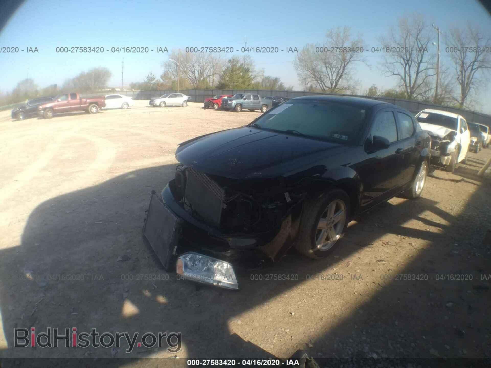 2013 DODGE AVENGER - VIN: 1C3CDZCB2DN709528 - Фото 2