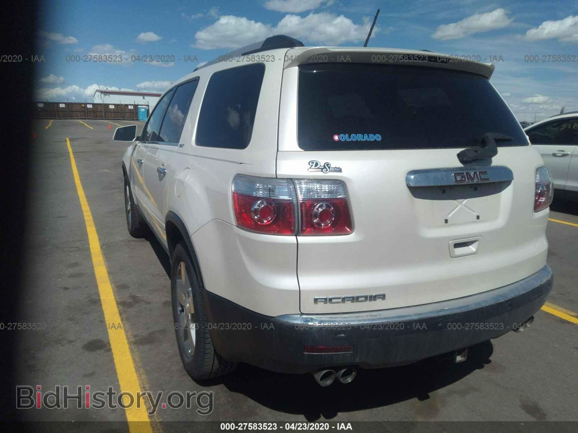 2010 GMC ACADIA - VIN: 1GKLRMED6AJ267326 - Фото 3
