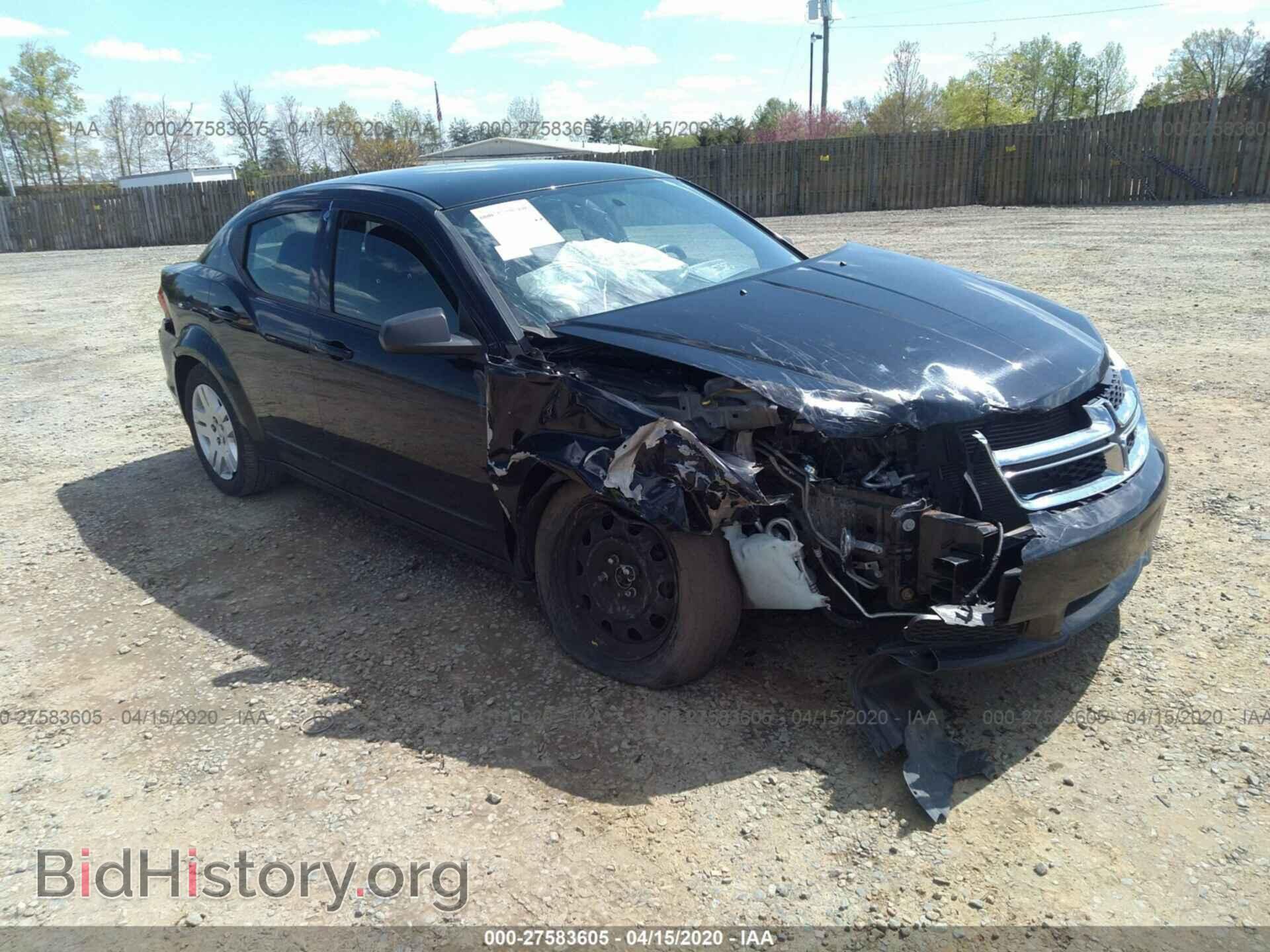 Фотография 1C3CDZAB4DN521774 - DODGE AVENGER 2013