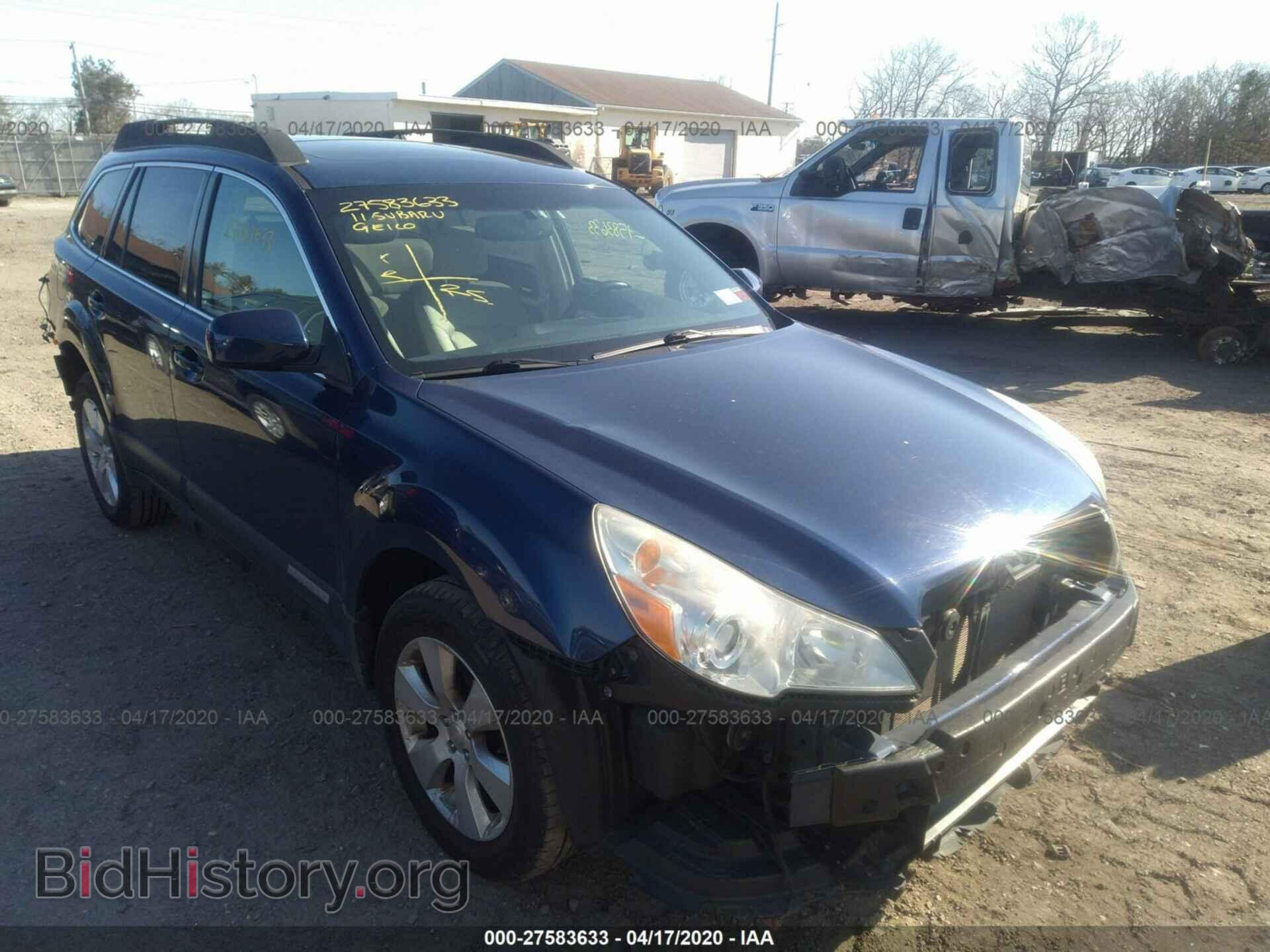 Photo 4S4BRBGCXB3410425 - SUBARU OUTBACK 2011