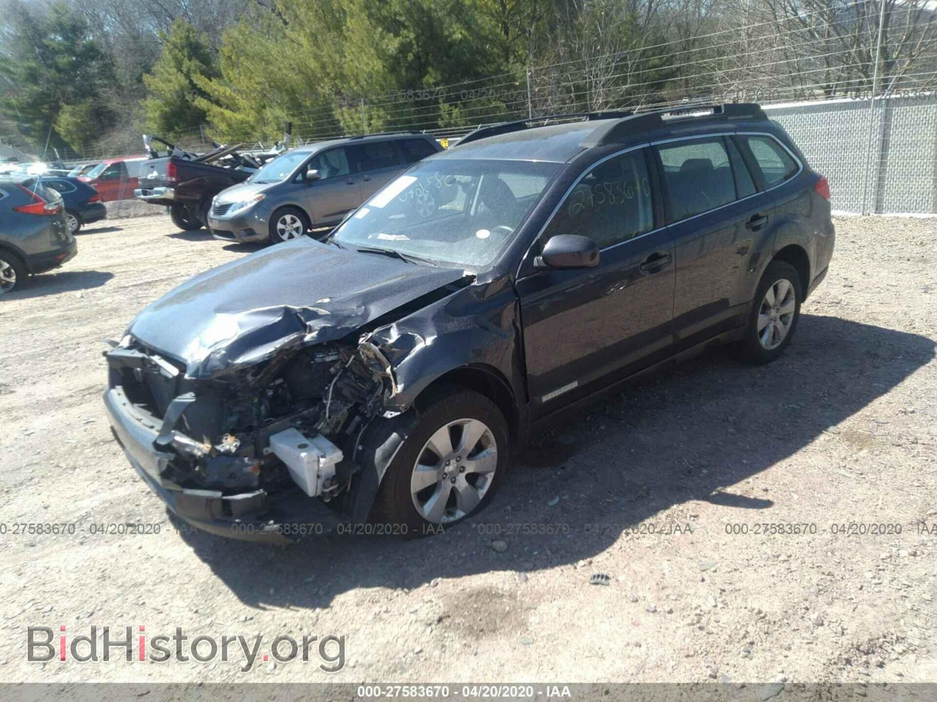 2012 SUBARU OUTBACK - VIN: 4S4BRCAC2C3276333 - Фото 2