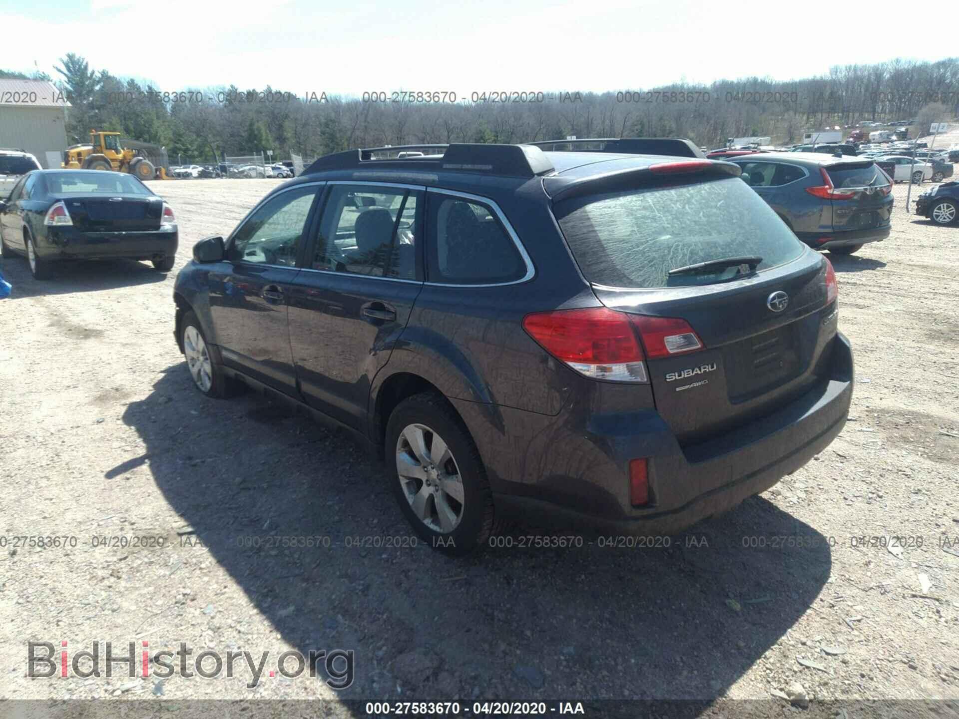 2012 SUBARU OUTBACK - VIN: 4S4BRCAC2C3276333 - Фото 3