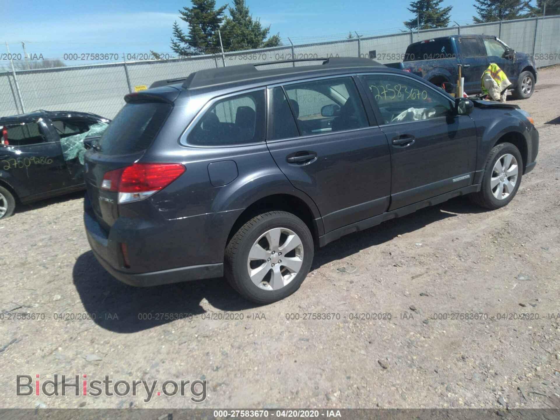2012 SUBARU OUTBACK - VIN: 4S4BRCAC2C3276333 - Фото 4