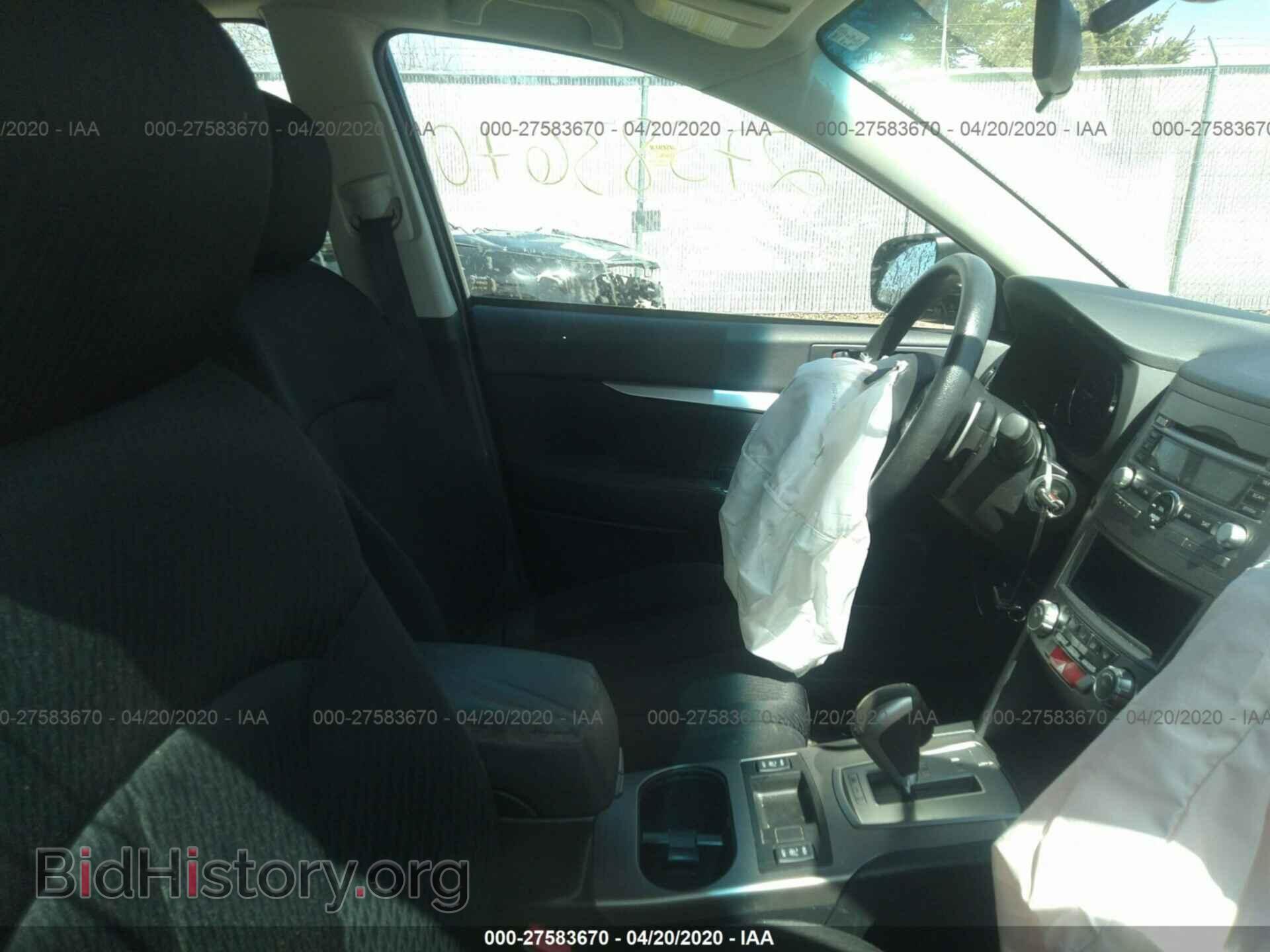 2012 SUBARU OUTBACK - VIN: 4S4BRCAC2C3276333 - Фото 5