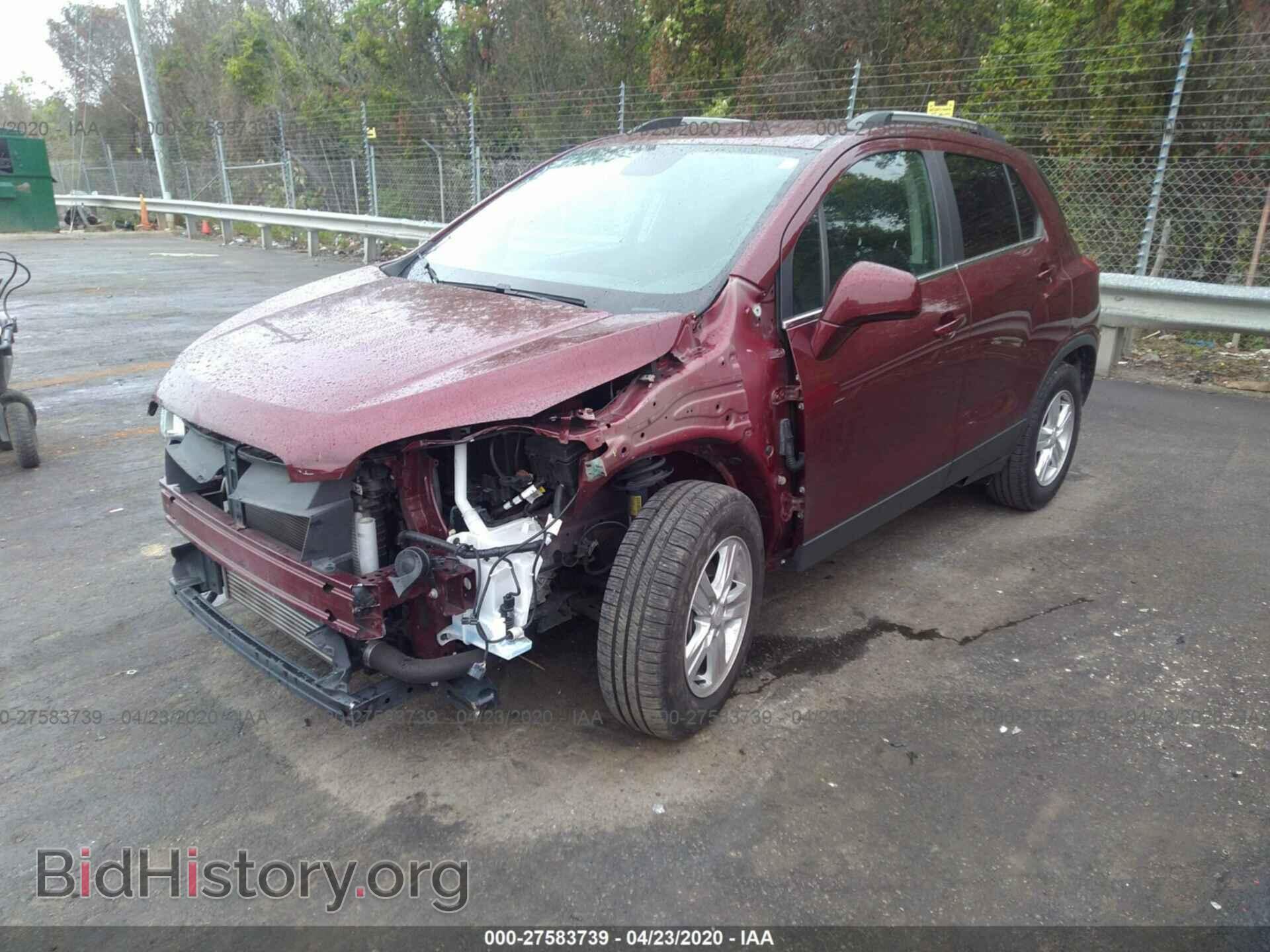 2016 CHEVROLET TRAX - VIN: 3GNCJLSB7GL219939 - Фото 2