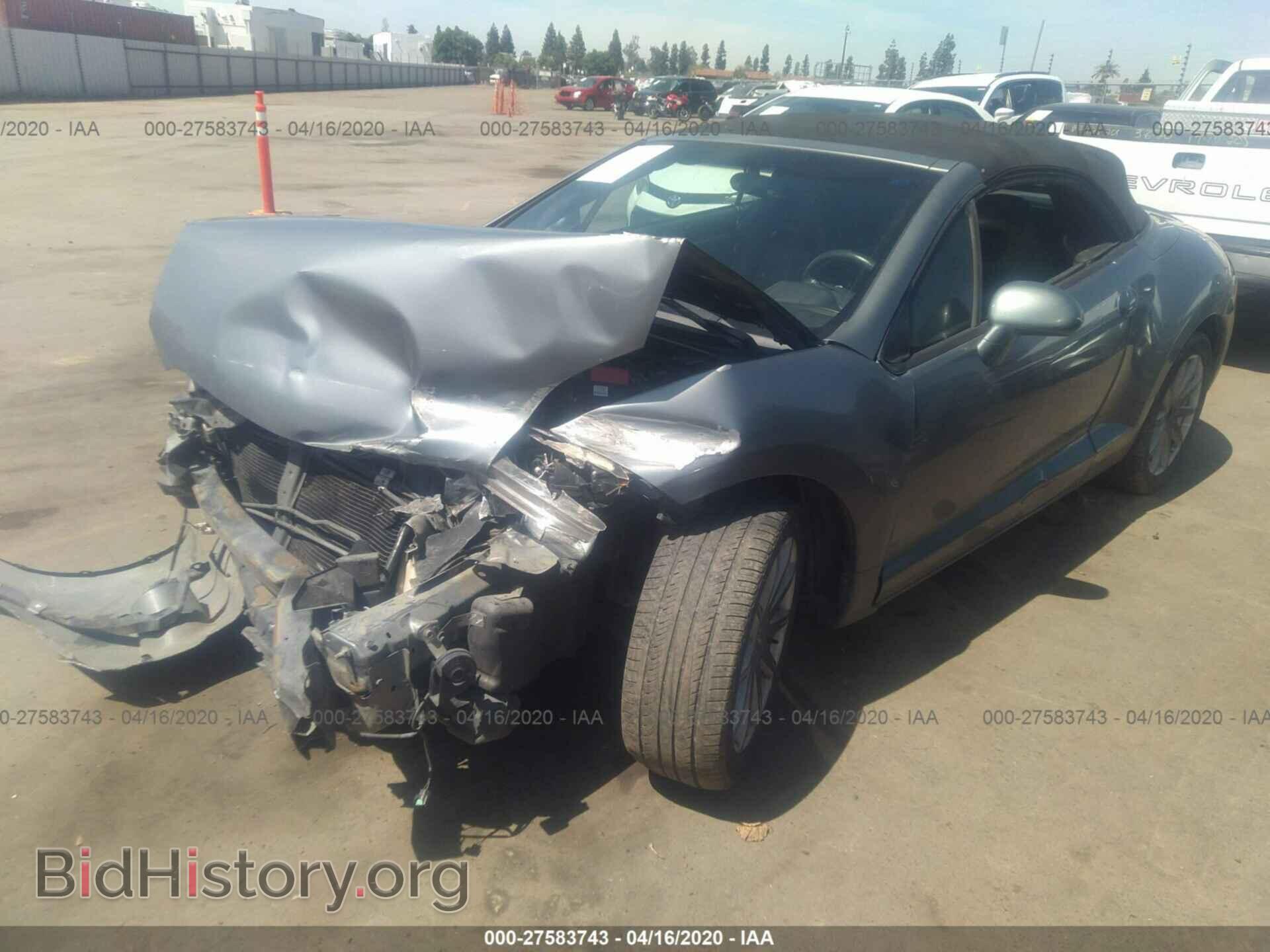 2007 MITSUBISHI ECLIPSE - VIN: 4A3AL25F37E007040 - Фото 2