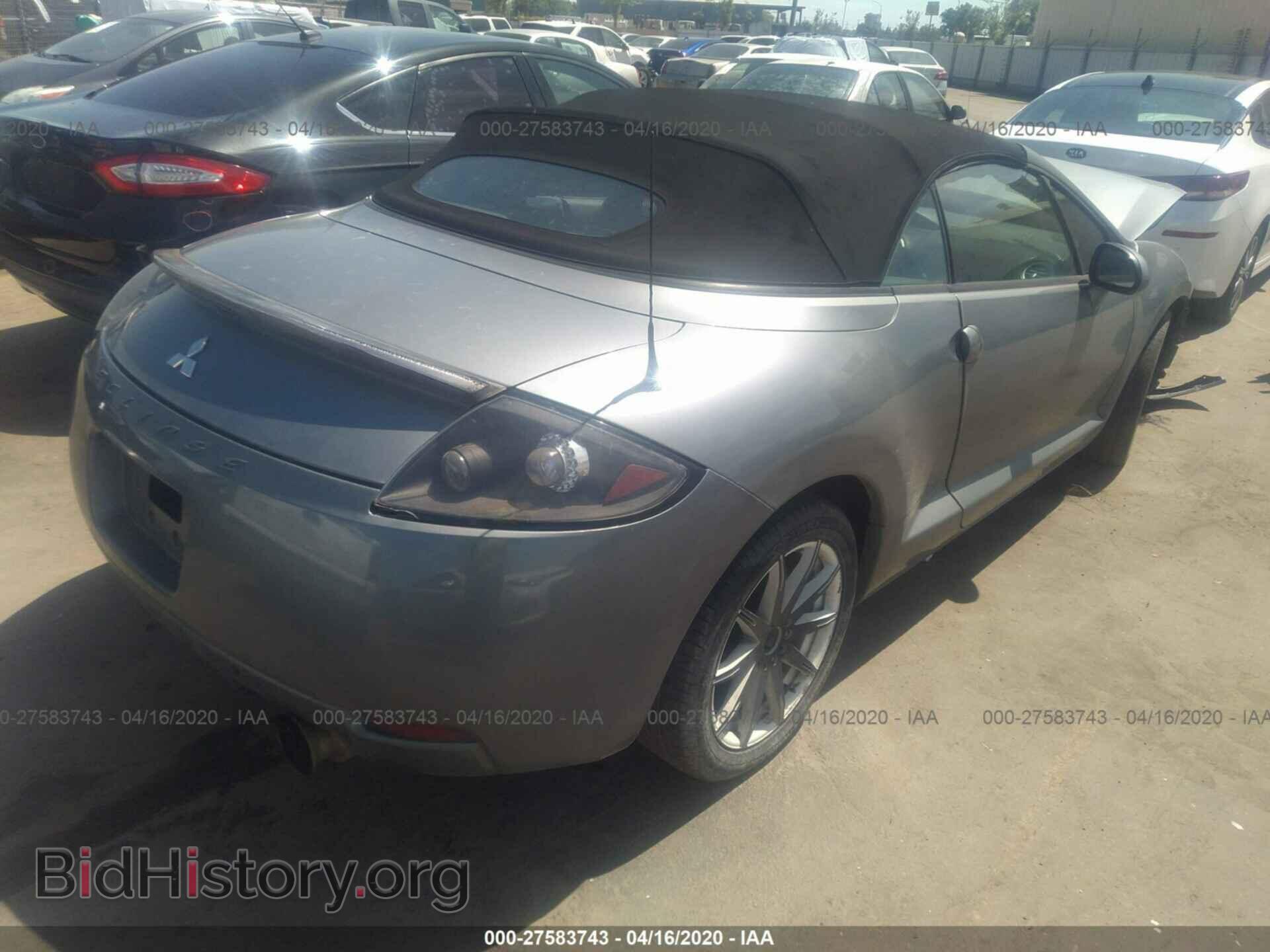 2007 MITSUBISHI ECLIPSE - VIN: 4A3AL25F37E007040 - Фото 4