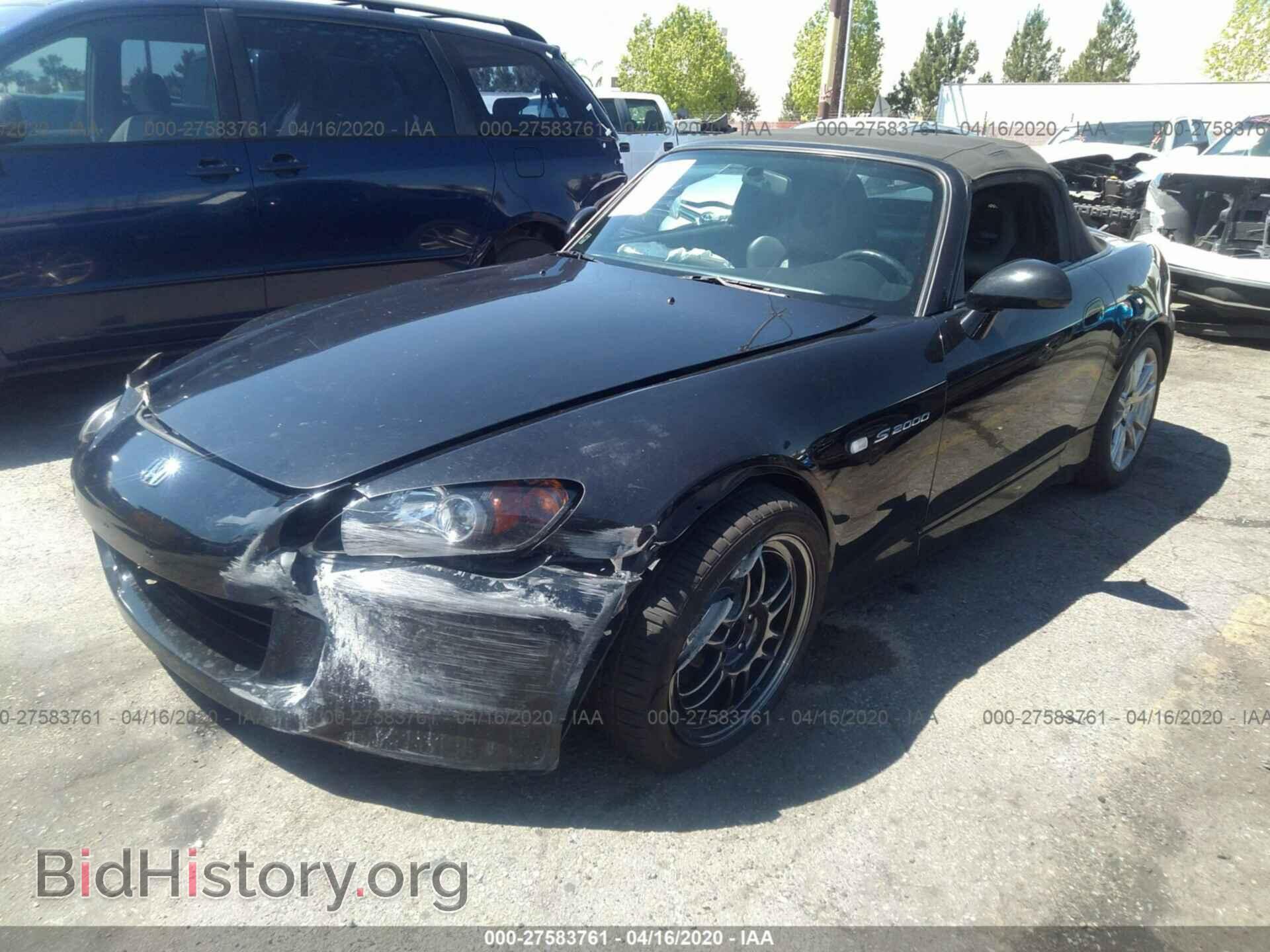 2004 HONDA S2000 - VIN: JHMAP21404T003836 - Фото 2