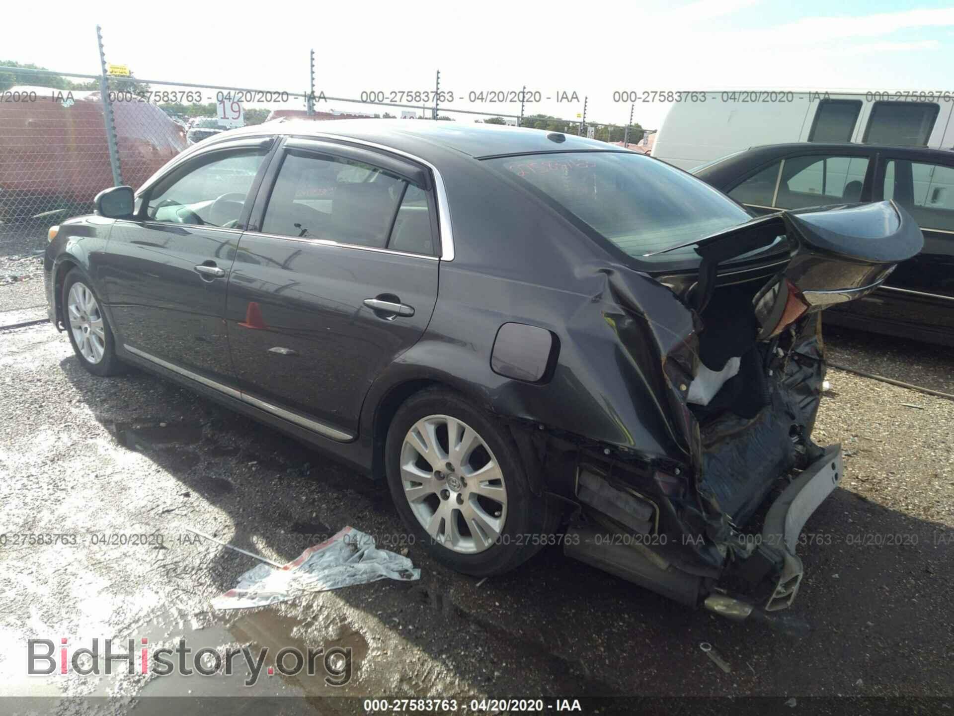 2012 TOYOTA AVALON - VIN: 4T1BK3DBXCU447038 - Фото 3