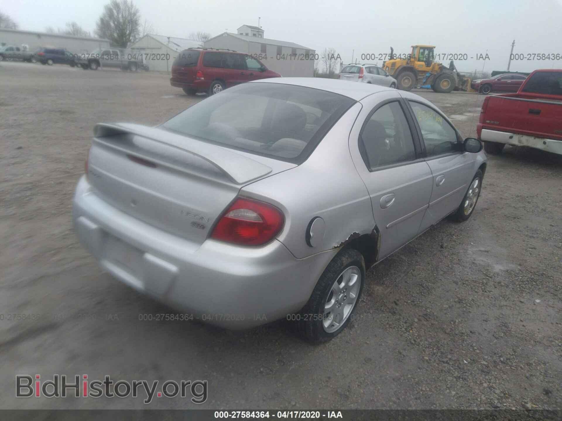 2005 DODGE NEON - VIN: 1B3ES56C35D225044 - Фото 4