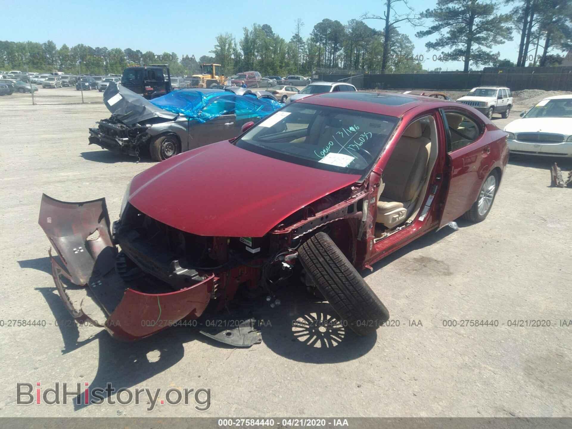 2013 LEXUS ES - VIN: JTHBK1GG4D2072369 - Photo 2