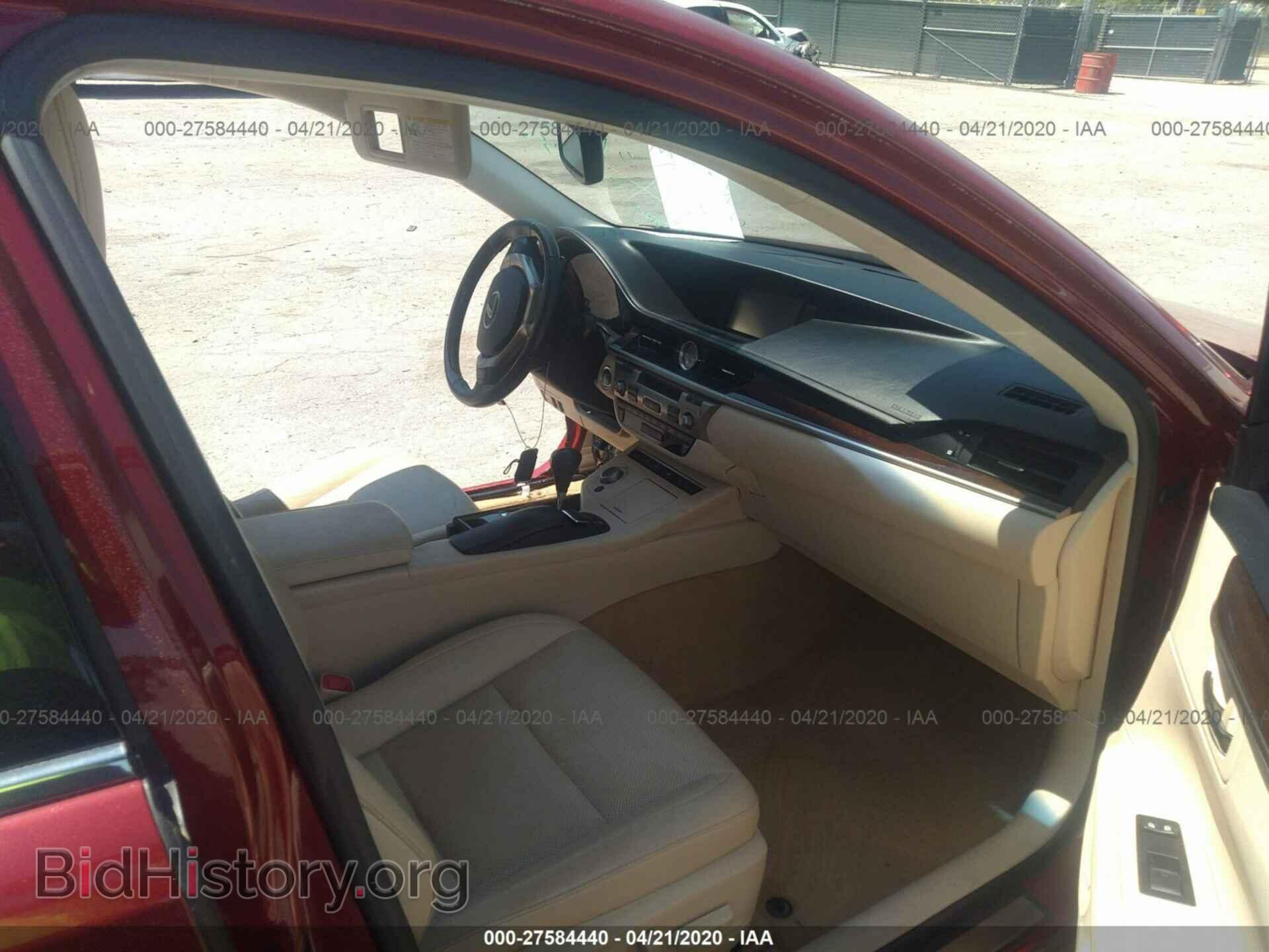 2013 LEXUS ES - VIN: JTHBK1GG4D2072369 - Photo 5
