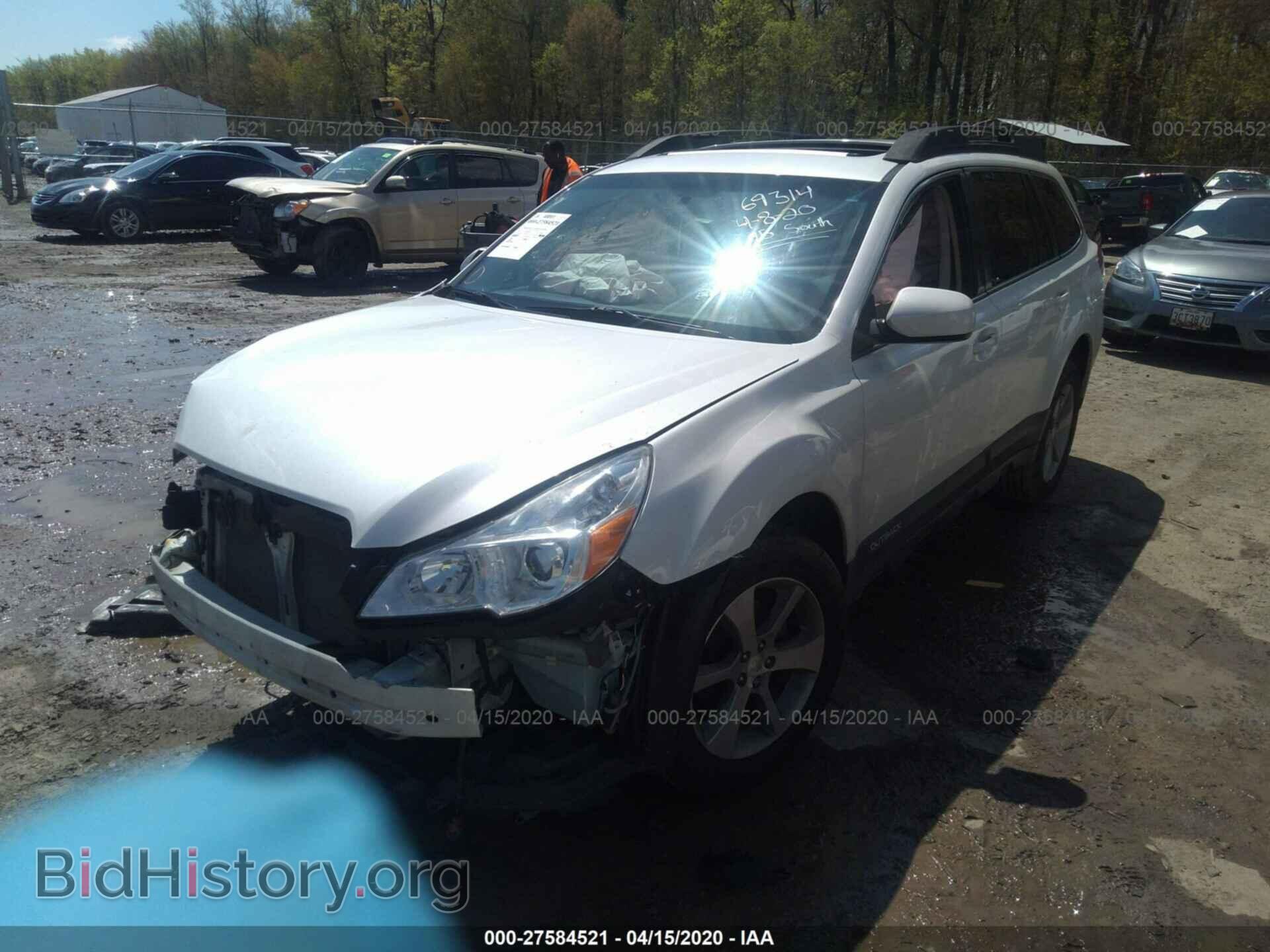 2013 SUBARU OUTBACK - VIN: 4S4BRBPC1D3317084 - Фото 2