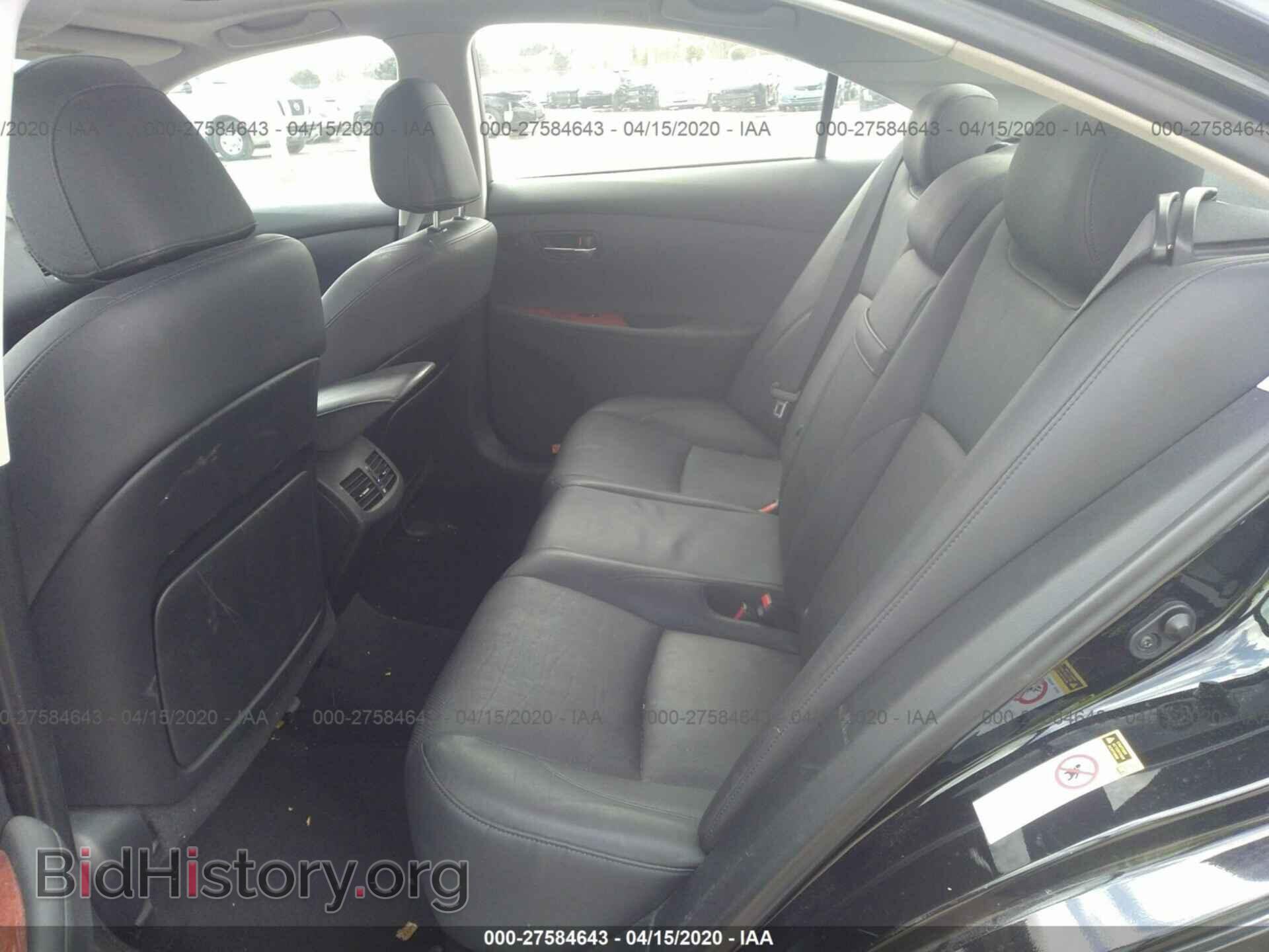 2008 LEXUS ES - VIN: JTHBJ46G582162223 - Фото 8