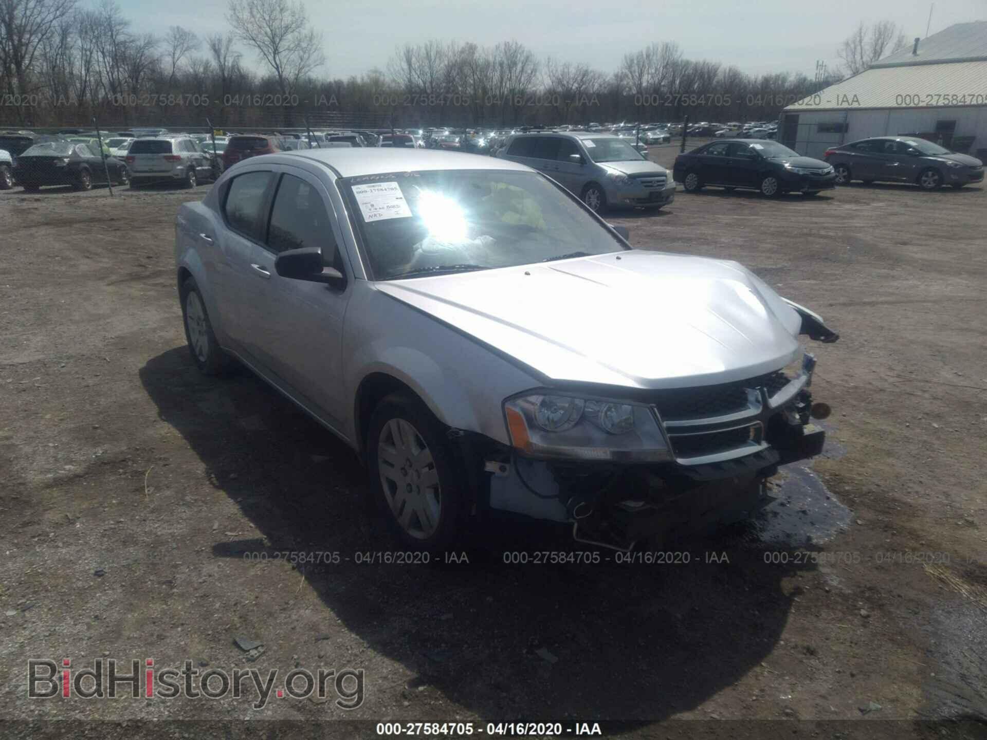Photo 1C3CDZAB4CN136505 - DODGE AVENGER 2012