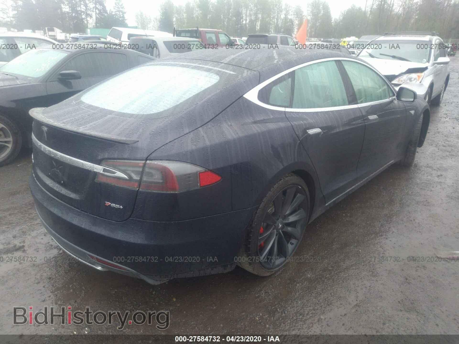 2014 TESLA MODEL S - VIN: 5YJSA1H13EFP40398 - Photo 4