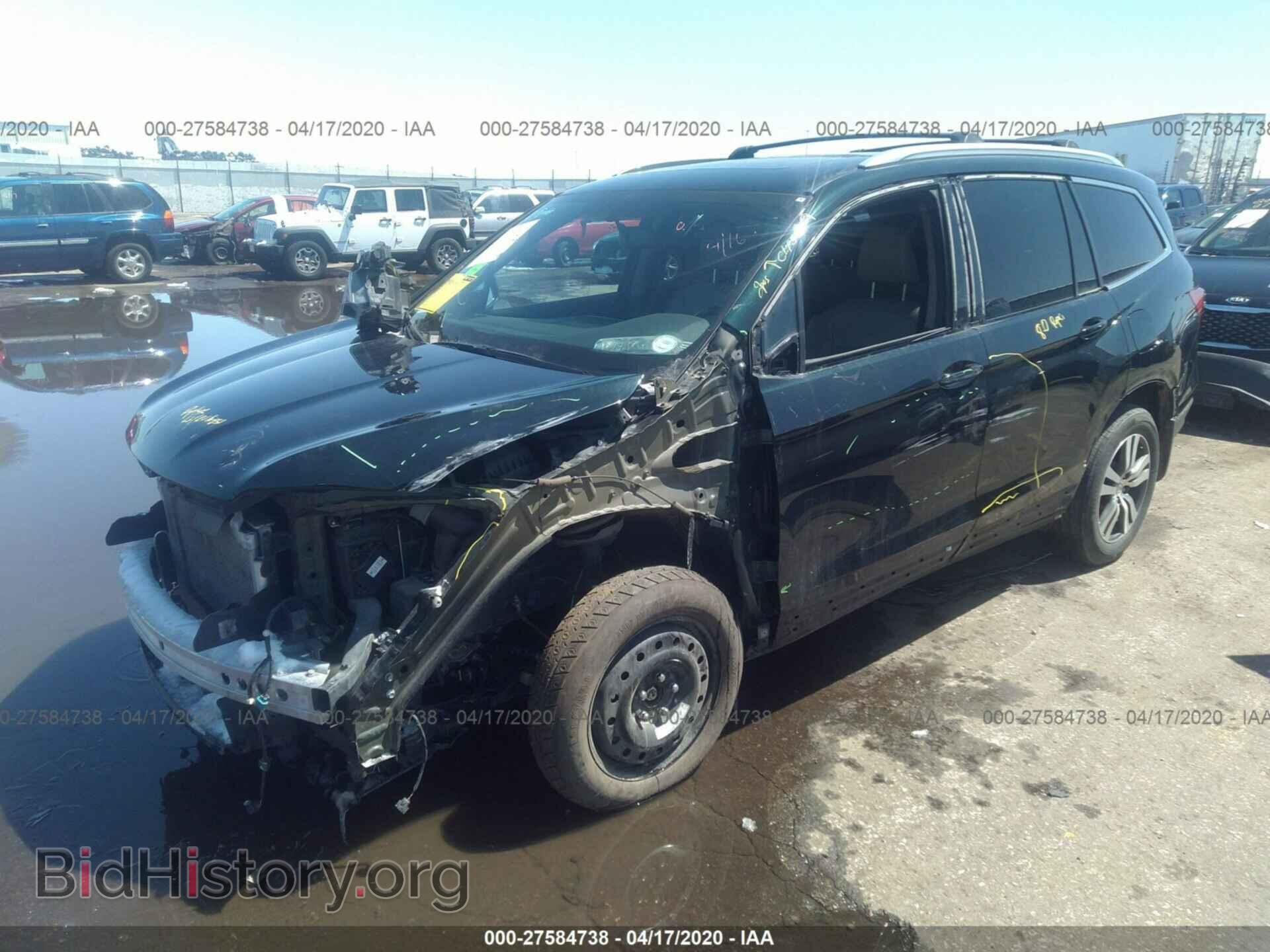 2016 HONDA PILOT - VIN: 5FNYF6H51GB047585 - Фото 2