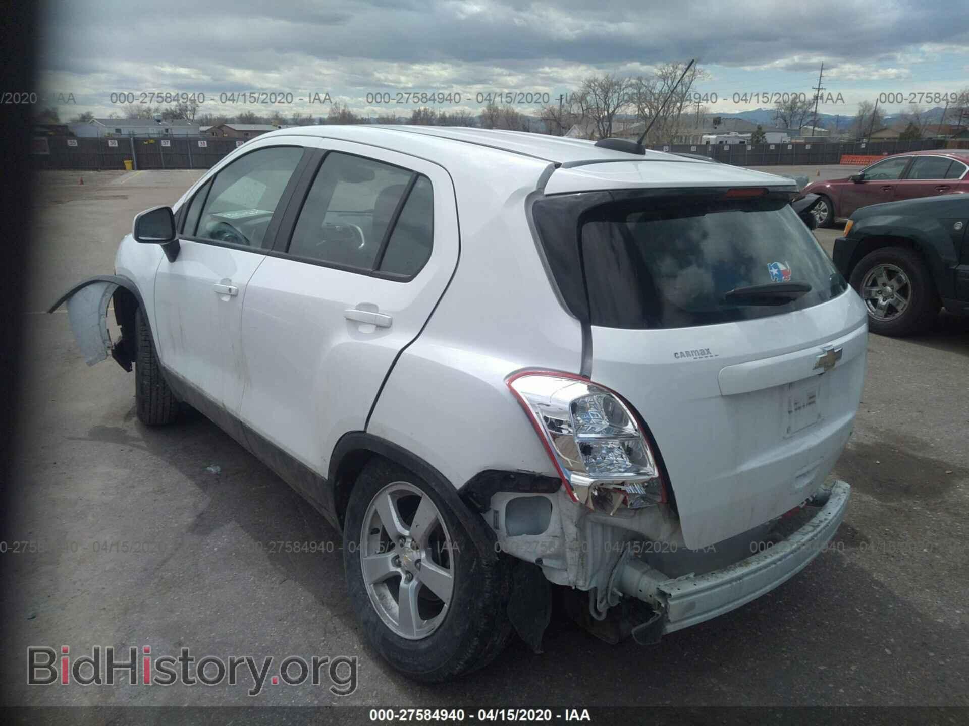2015 CHEVROLET TRAX - VIN: KL7CJPSB9FB120603 - Фото 3