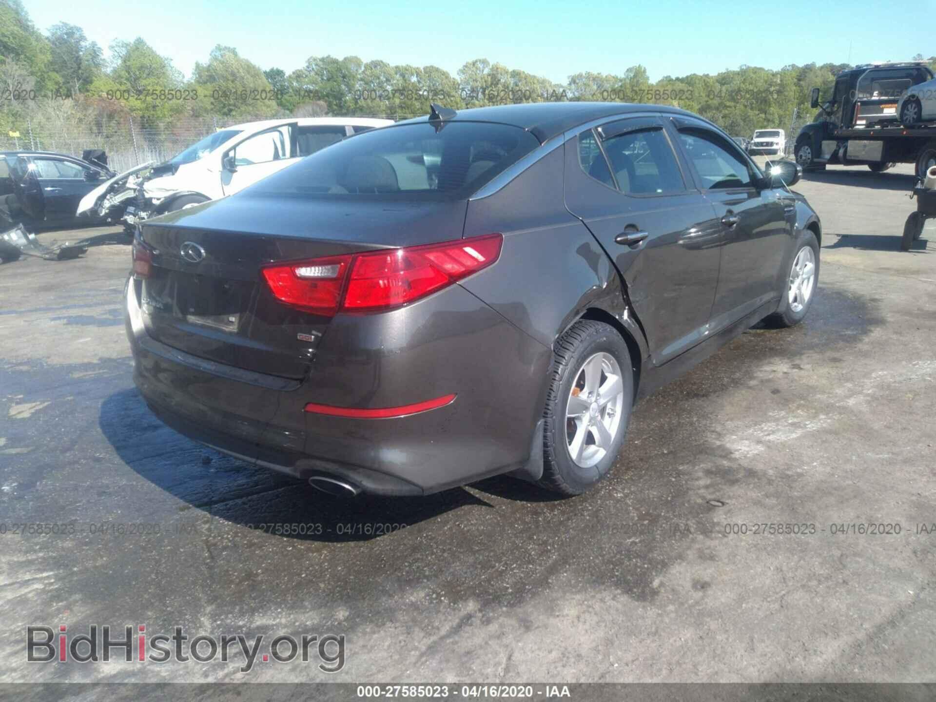 2014 KIA OPTIMA - VIN: 5XXGM4A75EG299092 - Фото 4