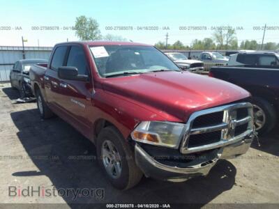2011 Dodge RAM 1500, maroon — VIN 1D7RB1CP9BS582449, IAAI