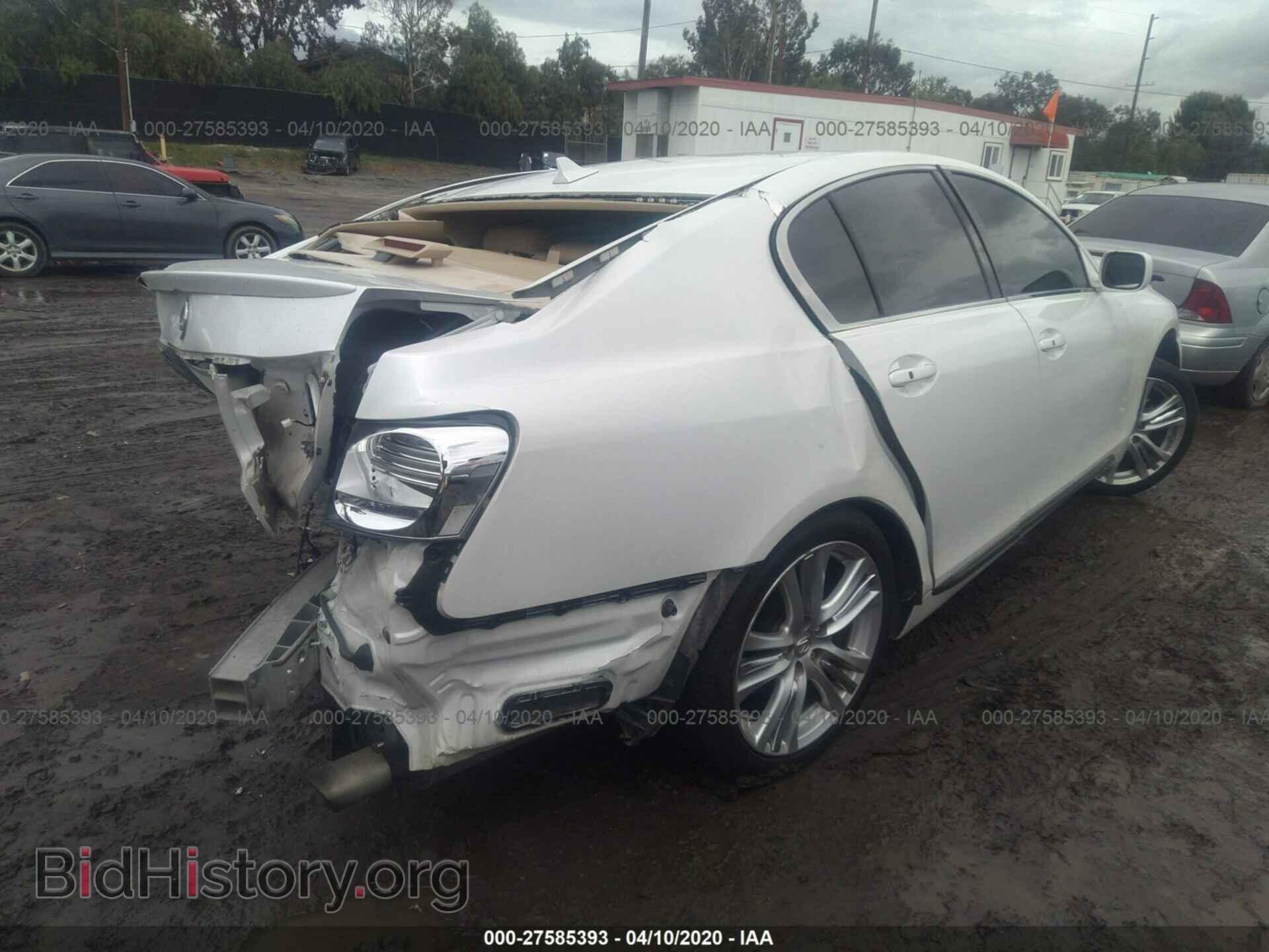 2007 LEXUS GS - VIN: JTHBC96S975007926 - Фото 4