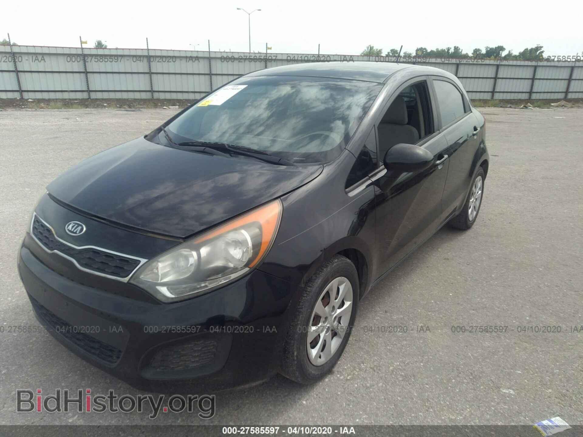 2012 KIA RIO - VIN: KNADN5A3XC6090832 - Фото 2