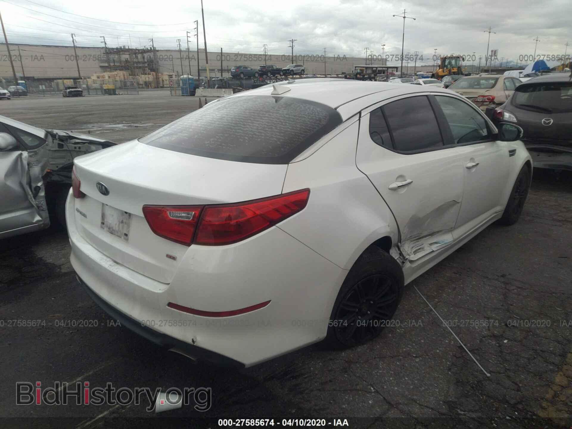 2015 KIA OPTIMA - VIN: KNAGM4A78F5663850 - Photo 4