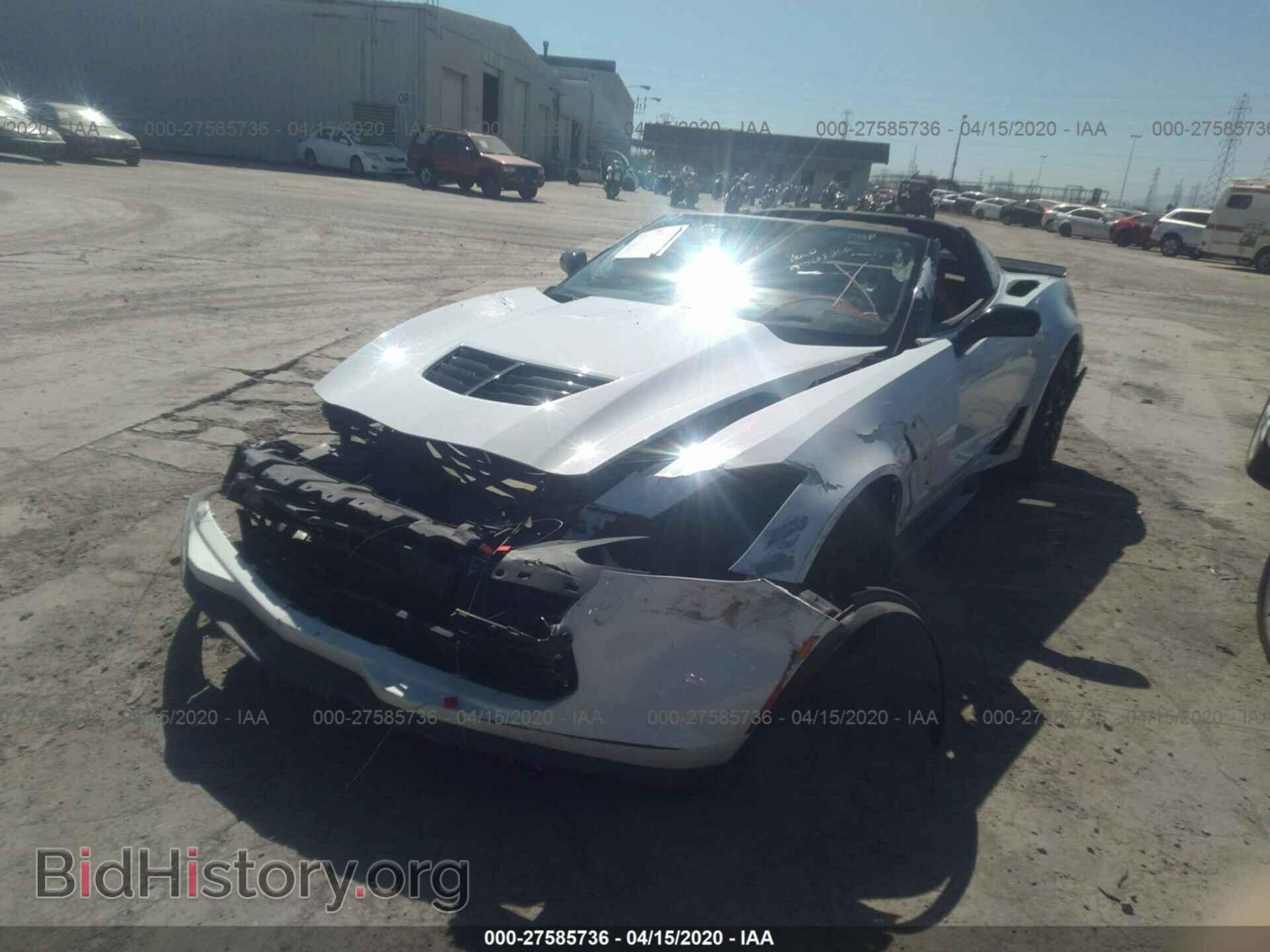 2018 CHEVROLET CORVETTE - VIN: 1G1YT2D64J5601736 - Фото 2