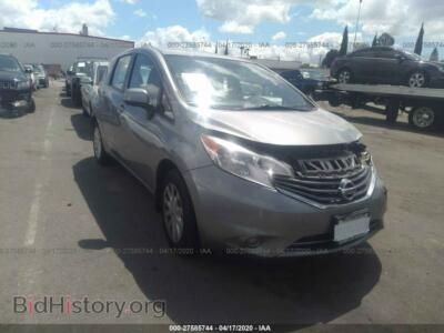 2014 Nissan VERSA NOTE S/S Plus/SV/SL, серый — VIN 3N1CE2CP7EL434190, IAAI