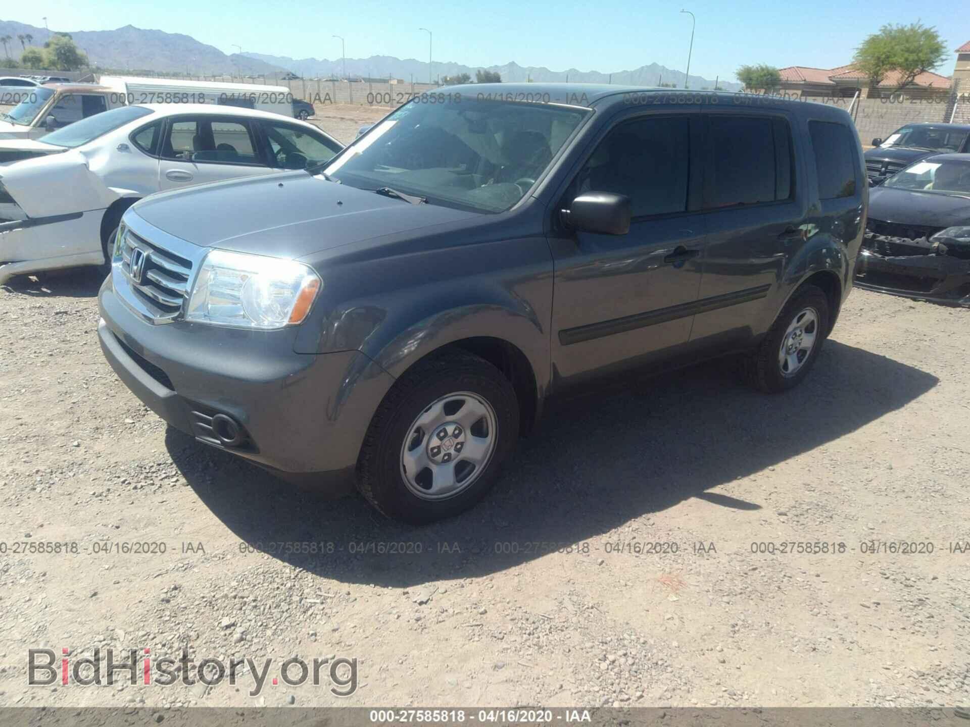 2013 HONDA PILOT - VIN: 5FNYF3H26DB006417 - Photo 2