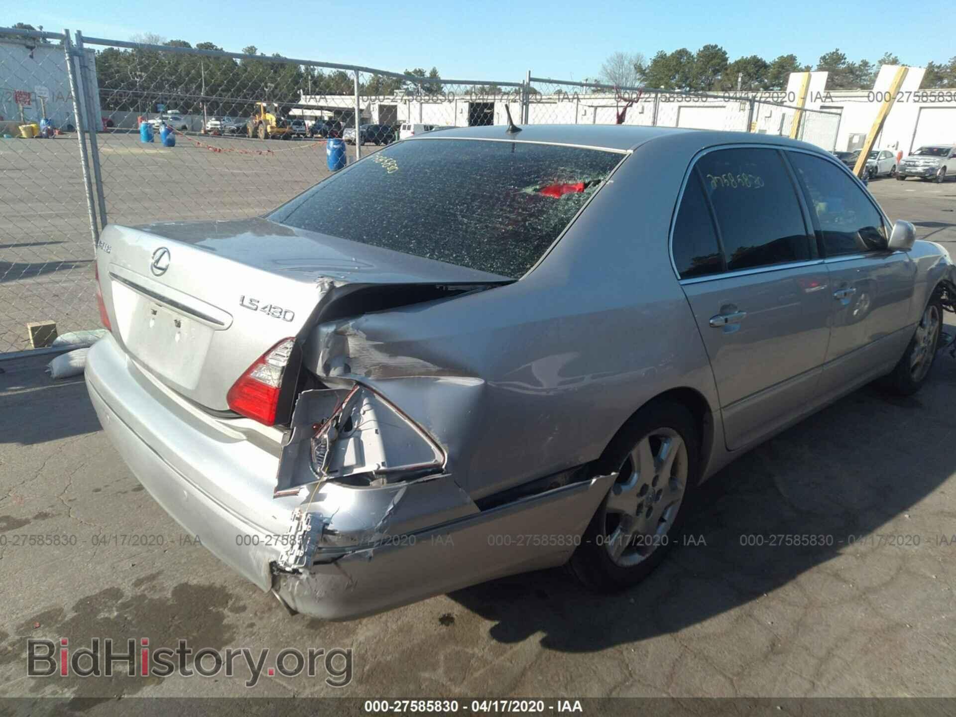 2004 LEXUS LS - VIN: JTHBN36F040160147 - Photo 4