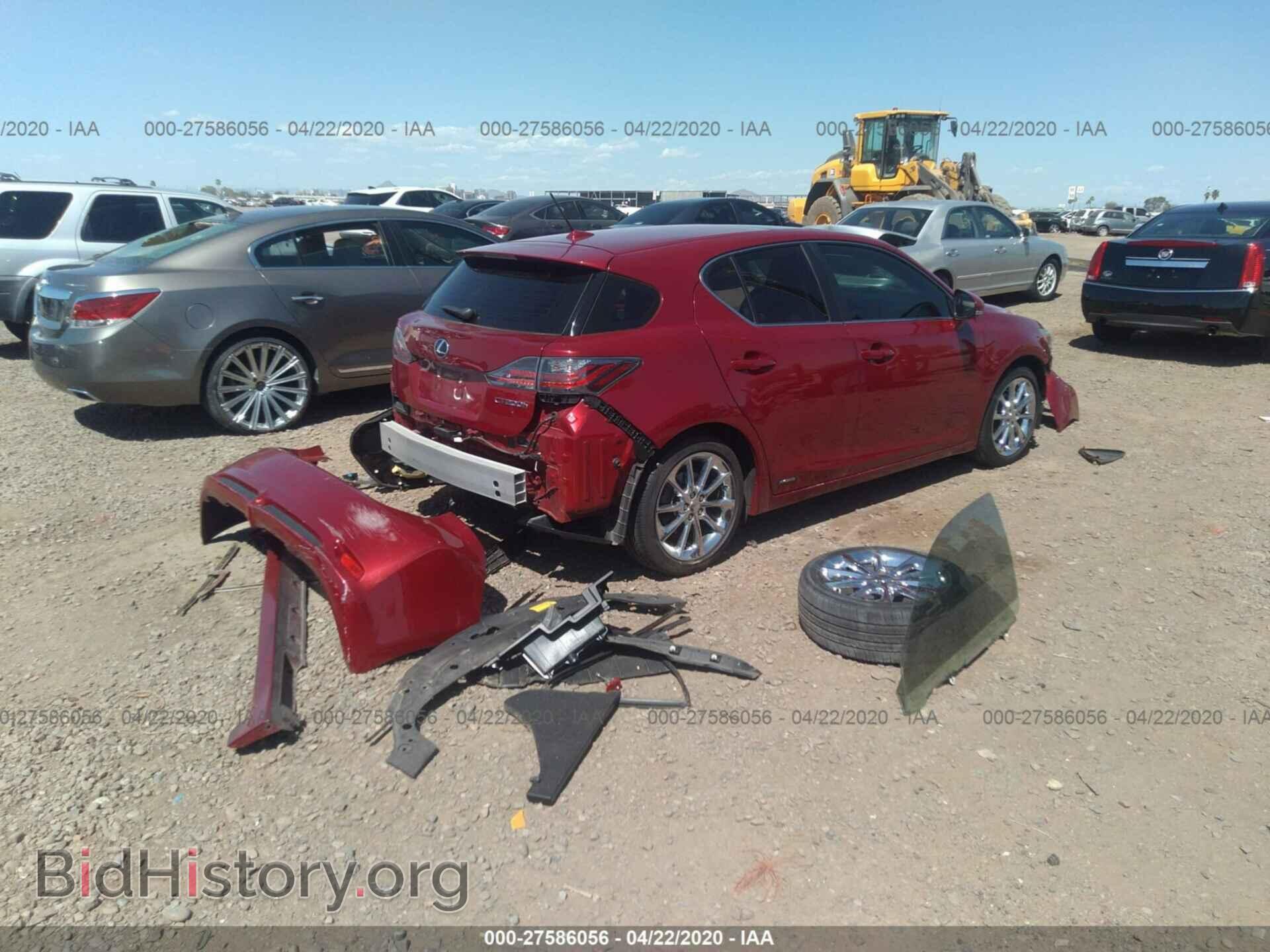 2012 LEXUS CT - VIN: JTHKD5BHXC2104855 - Photo 4
