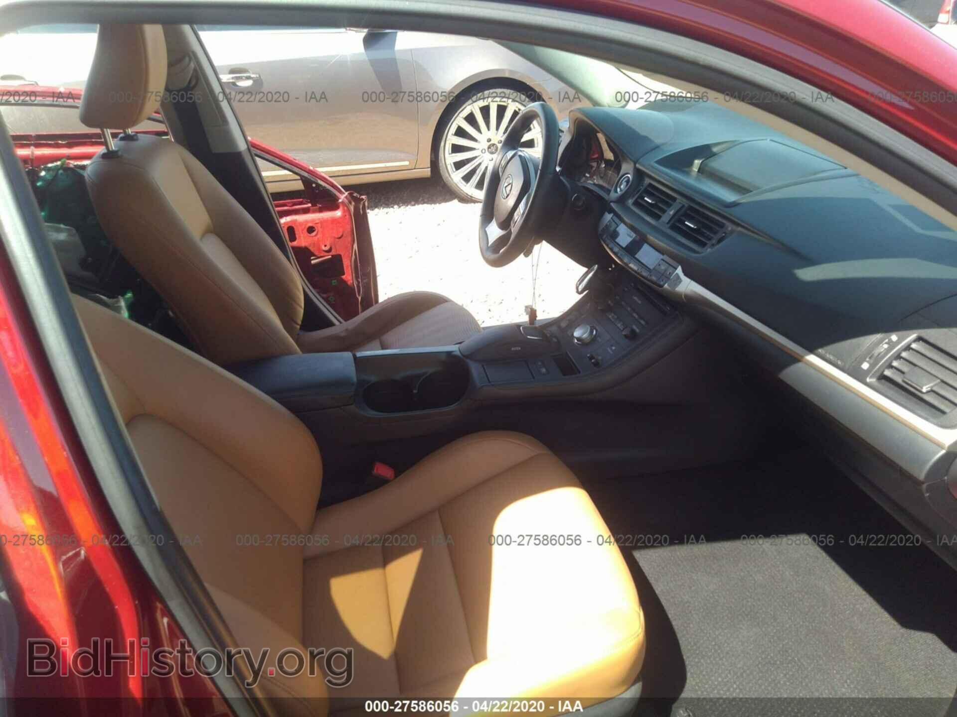 2012 LEXUS CT - VIN: JTHKD5BHXC2104855 - Photo 5
