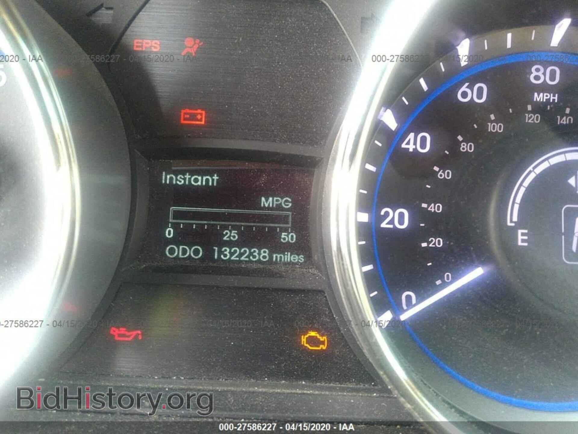 2012 HYUNDAI SONATA - VIN: 5NPEB4AC6CH417002 - Фото 7