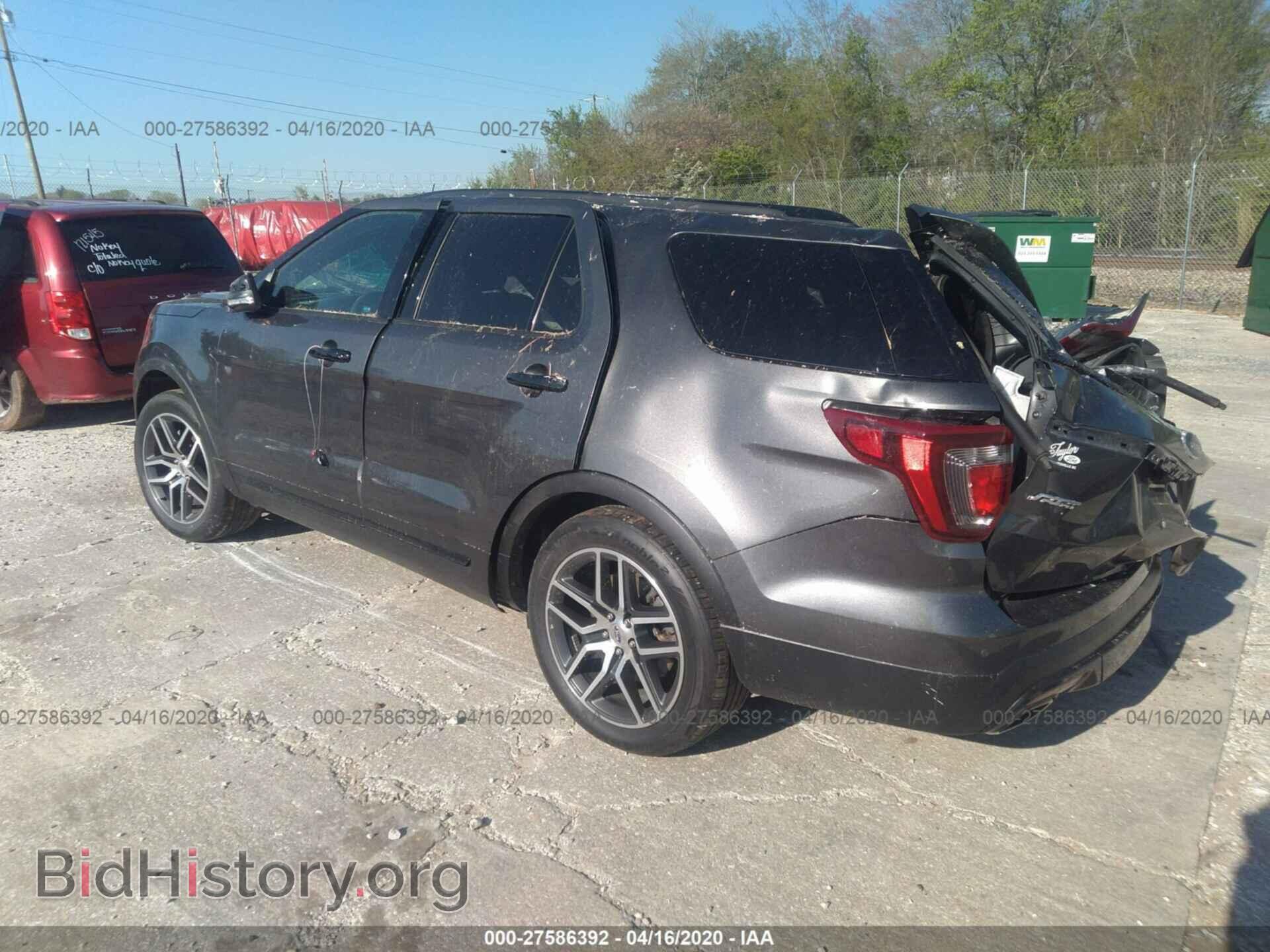 2017 FORD EXPLORER - VIN: 1FM5K8GT1HGB30009 - Фото 3