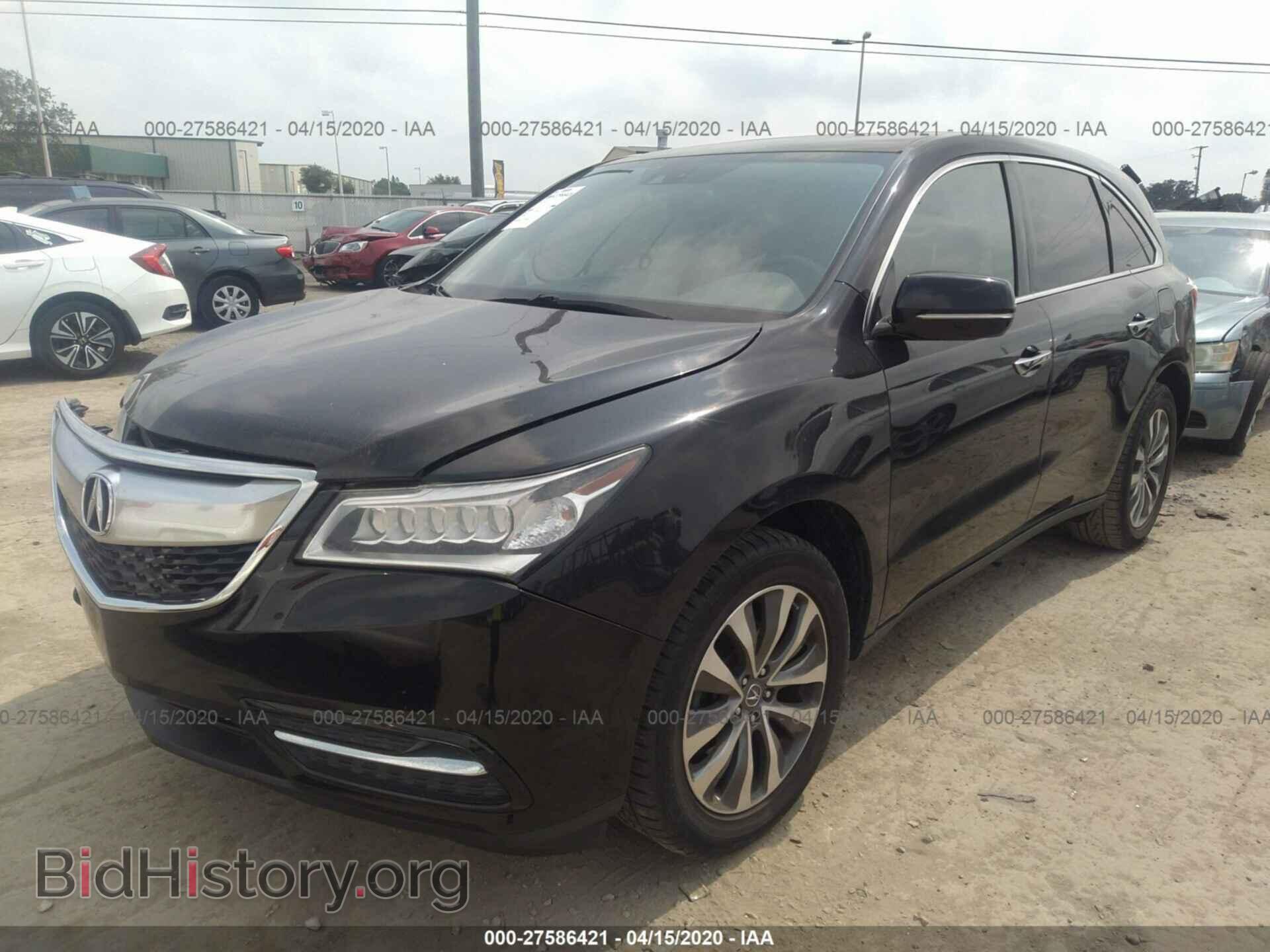 2015 ACURA MDX - VIN: 5FRYD3H45FB002822 - Photo 2