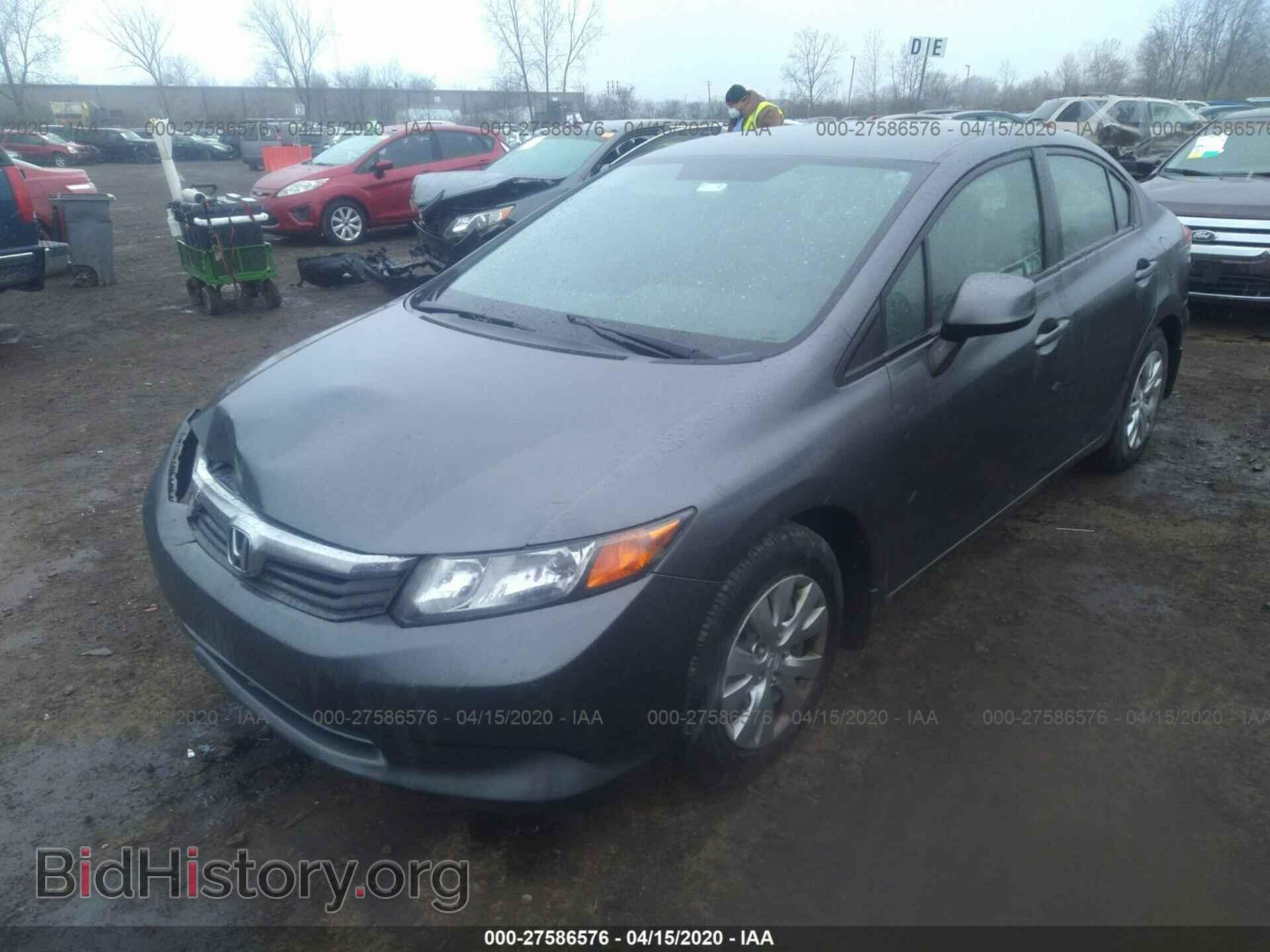 2012 HONDA CIVIC - VIN: 19XFB2F58CE013237 - Фото 2