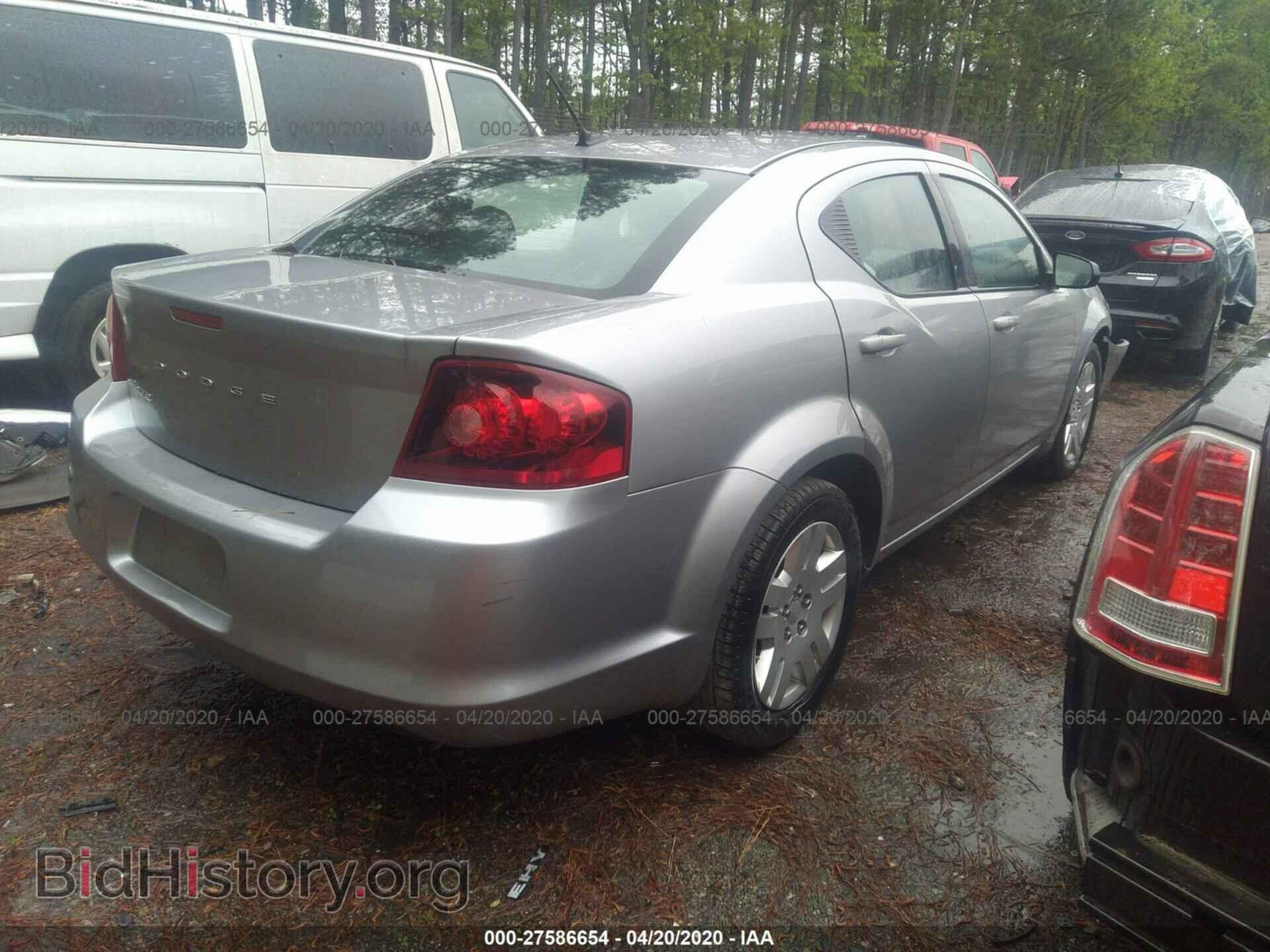 2013 DODGE AVENGER - VIN: 1C3CDZAB4DN544021 - Фото 4