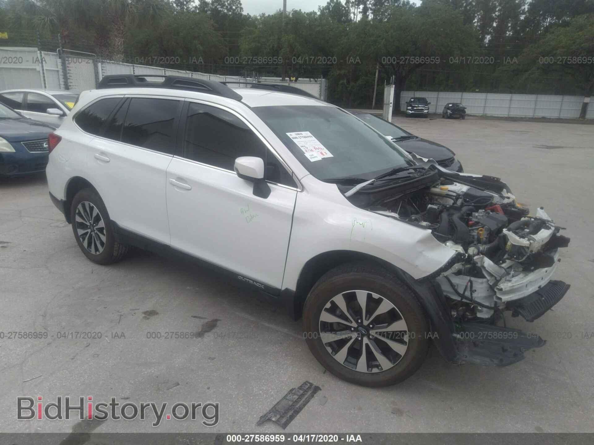Фотография 4S4BSBJC1F3302262 - SUBARU OUTBACK 2015