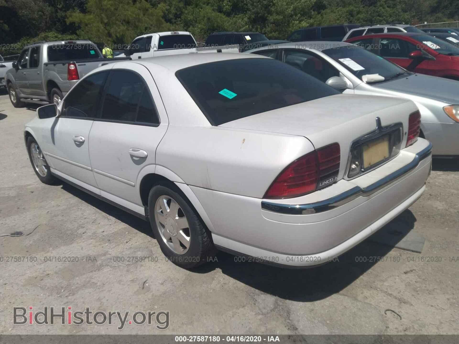 2002 LINCOLN LS - VIN: 1LNHM86S42Y693721 - Фото 3