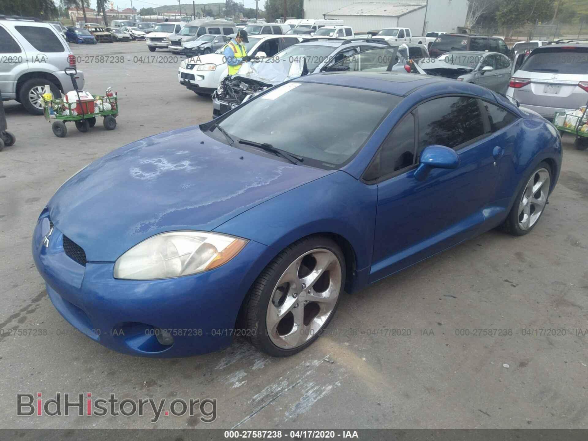 2006 MITSUBISHI ECLIPSE - VIN: 4A3AK24F16E031842 - Фото 2