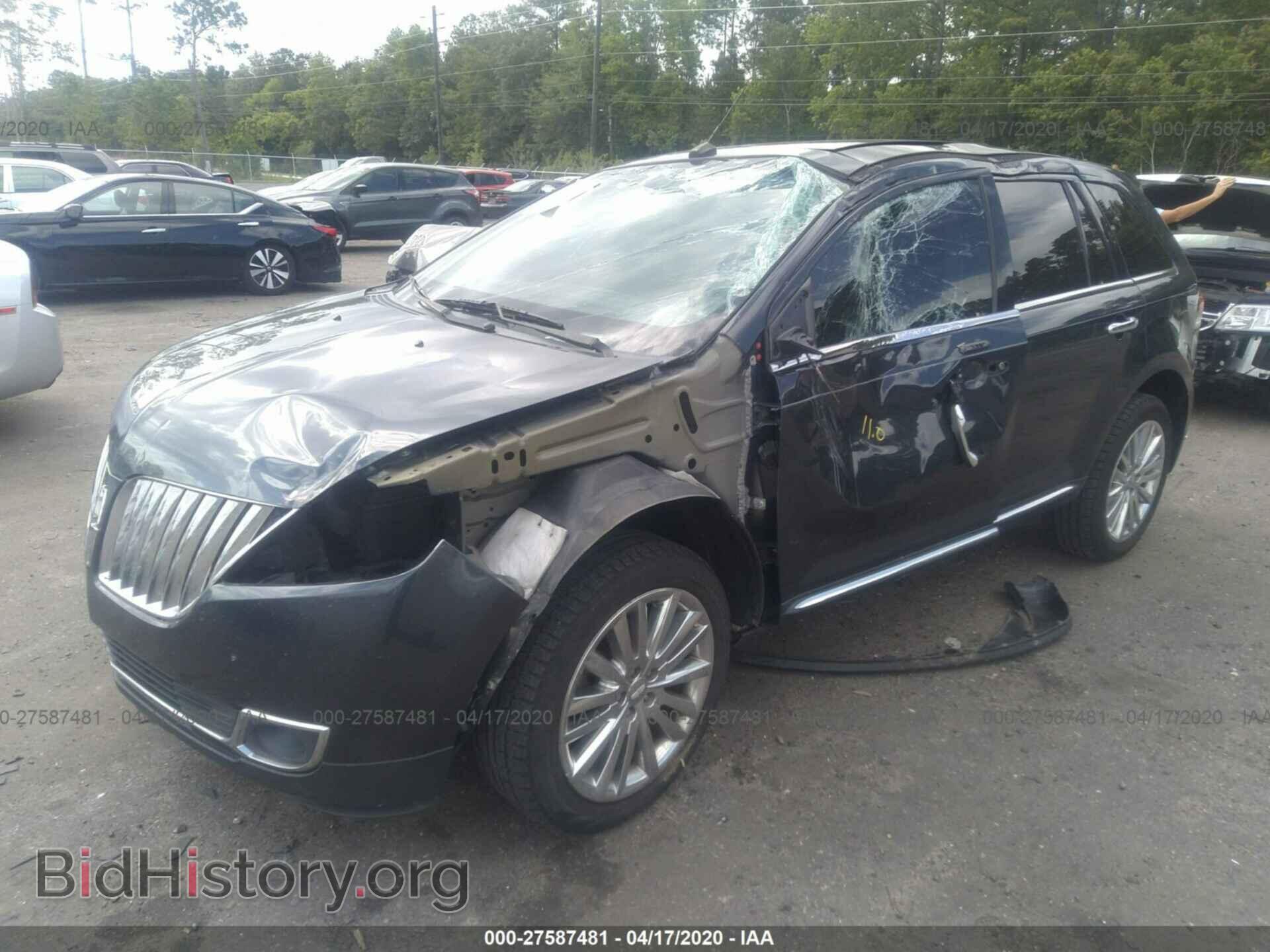 2013 LINCOLN MKX - VIN: 2LMDJ6JK1DBL44765 - Фото 2