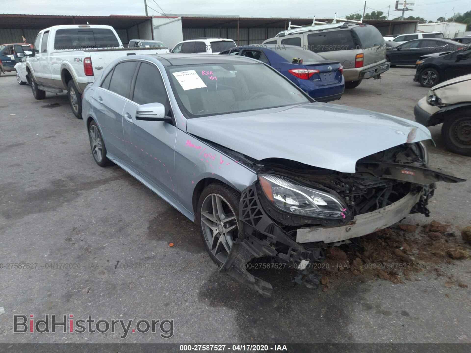 Photo WDDHF5KB9EA971342 - MERCEDES-BENZ E-CLASS 2014