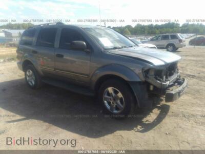 2007 Dodge DURANGO Limited, серый — VIN 1D8HB582X7F565798, IAAI