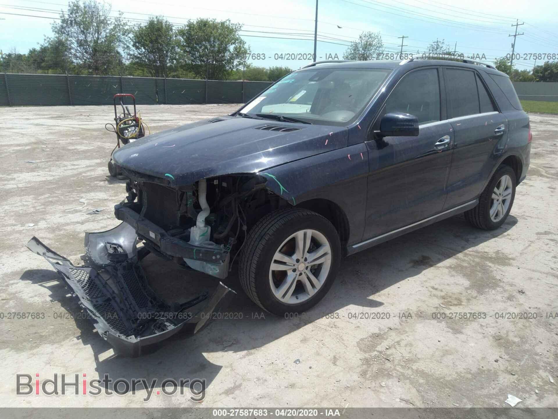 2015 MERCEDES-BENZ ML - VIN: 4JGDA5JB1FA506754 - Фото 2