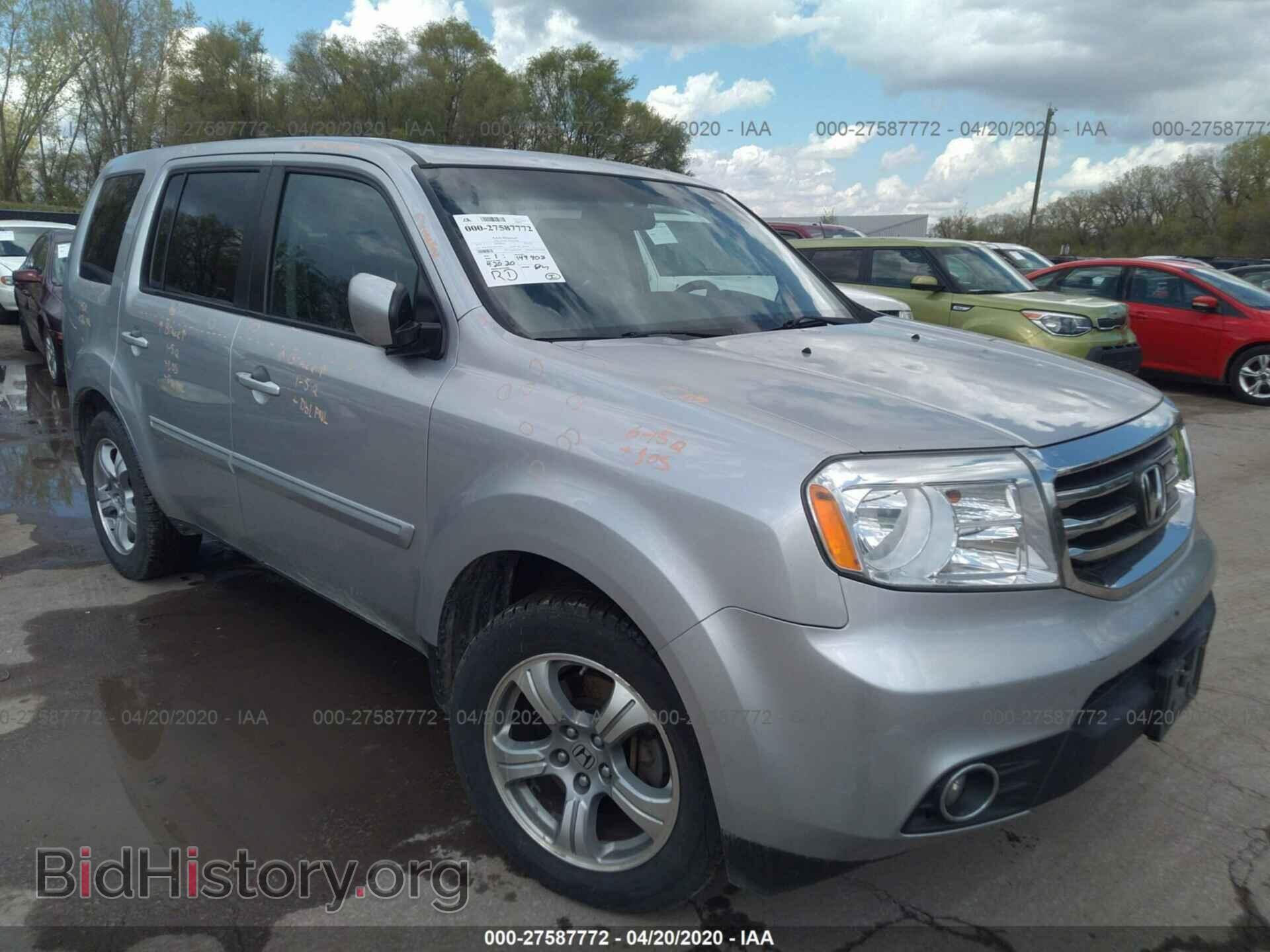 Фотография 5FNYF4H53DB078319 - HONDA PILOT 2013