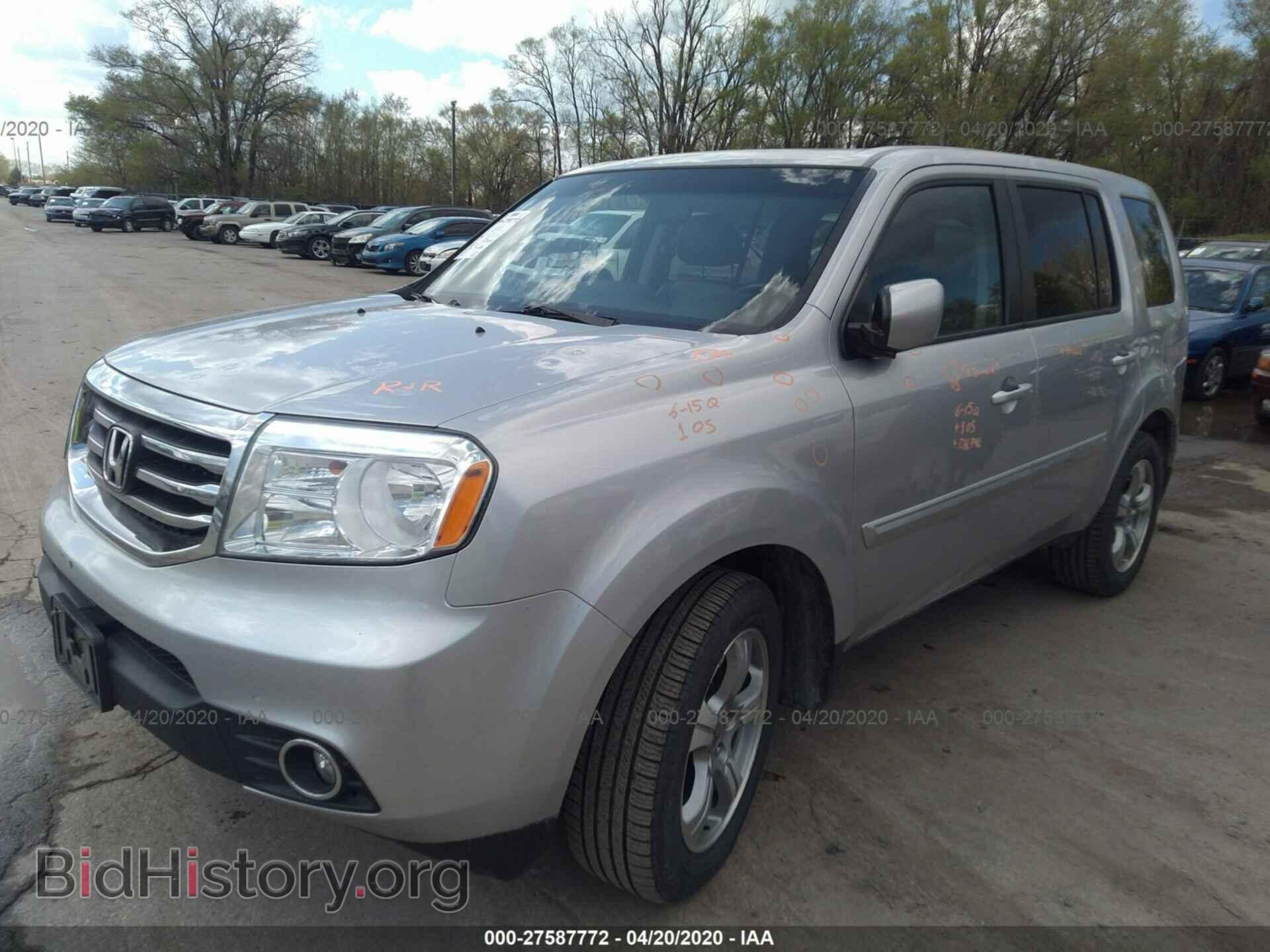 2013 HONDA PILOT - VIN: 5FNYF4H53DB078319 - Фото 2