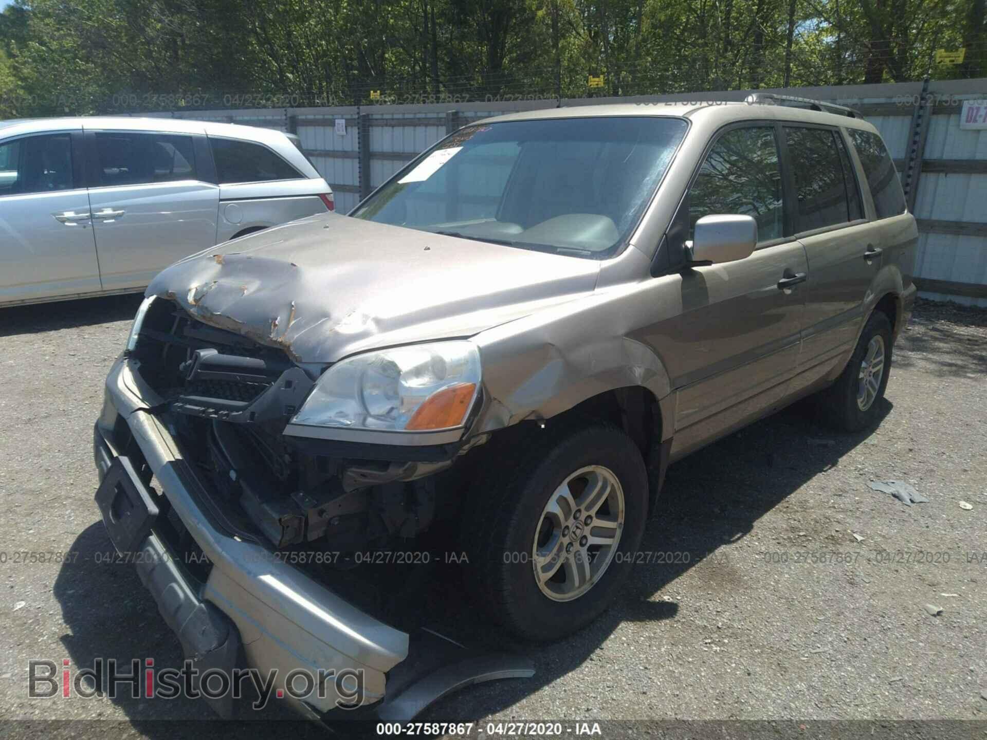2005 HONDA PILOT - VIN: 2HKYF18615H563049 - Фото 2