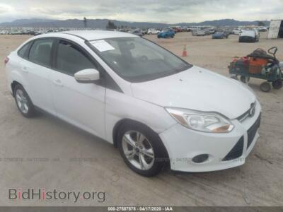 2013 Ford FOCUS SE, white — VIN 1FADP3F22DL284457, IAAI